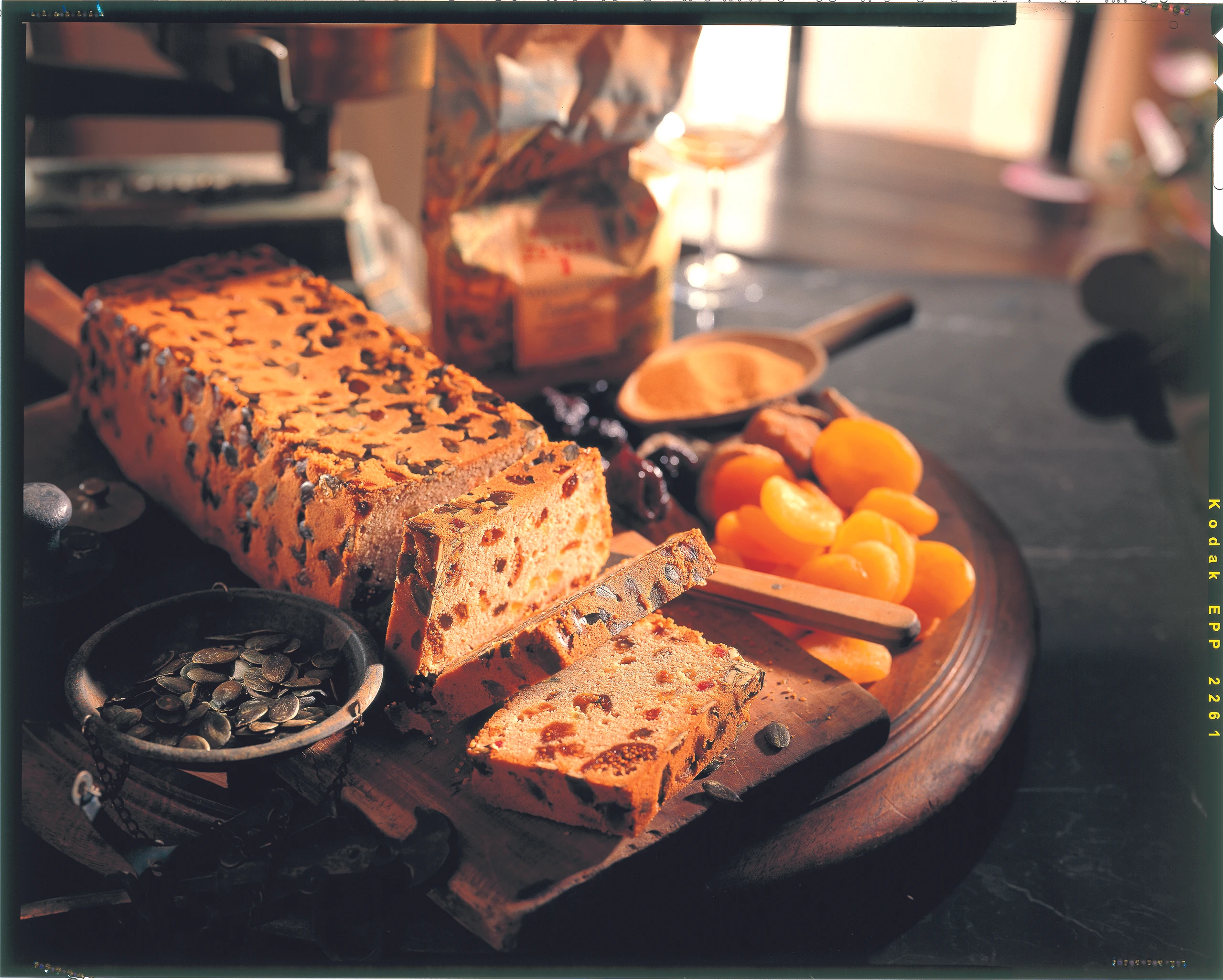 Vollwert-Früchte-Kuchen