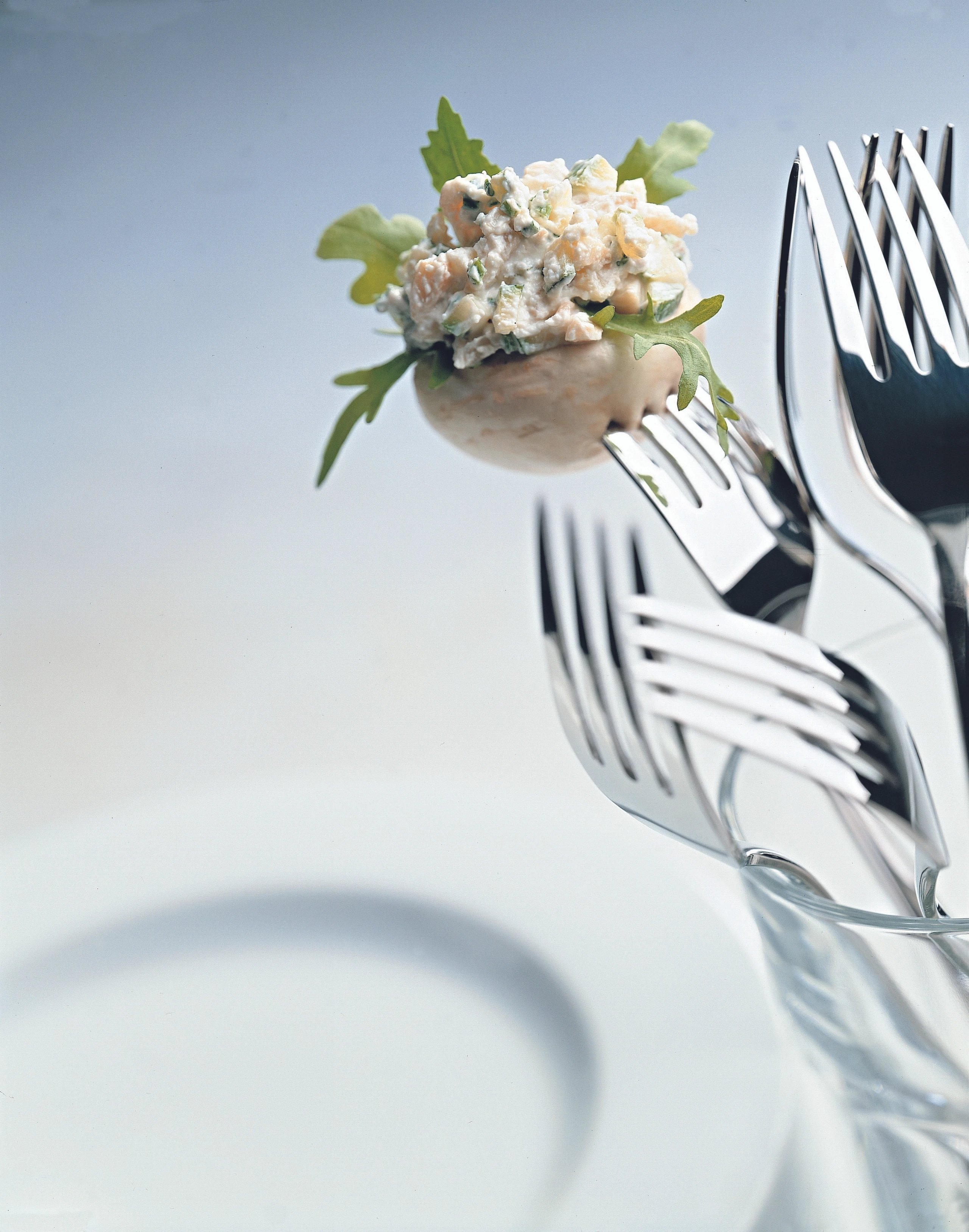 Gefüllte Champignonköpfe