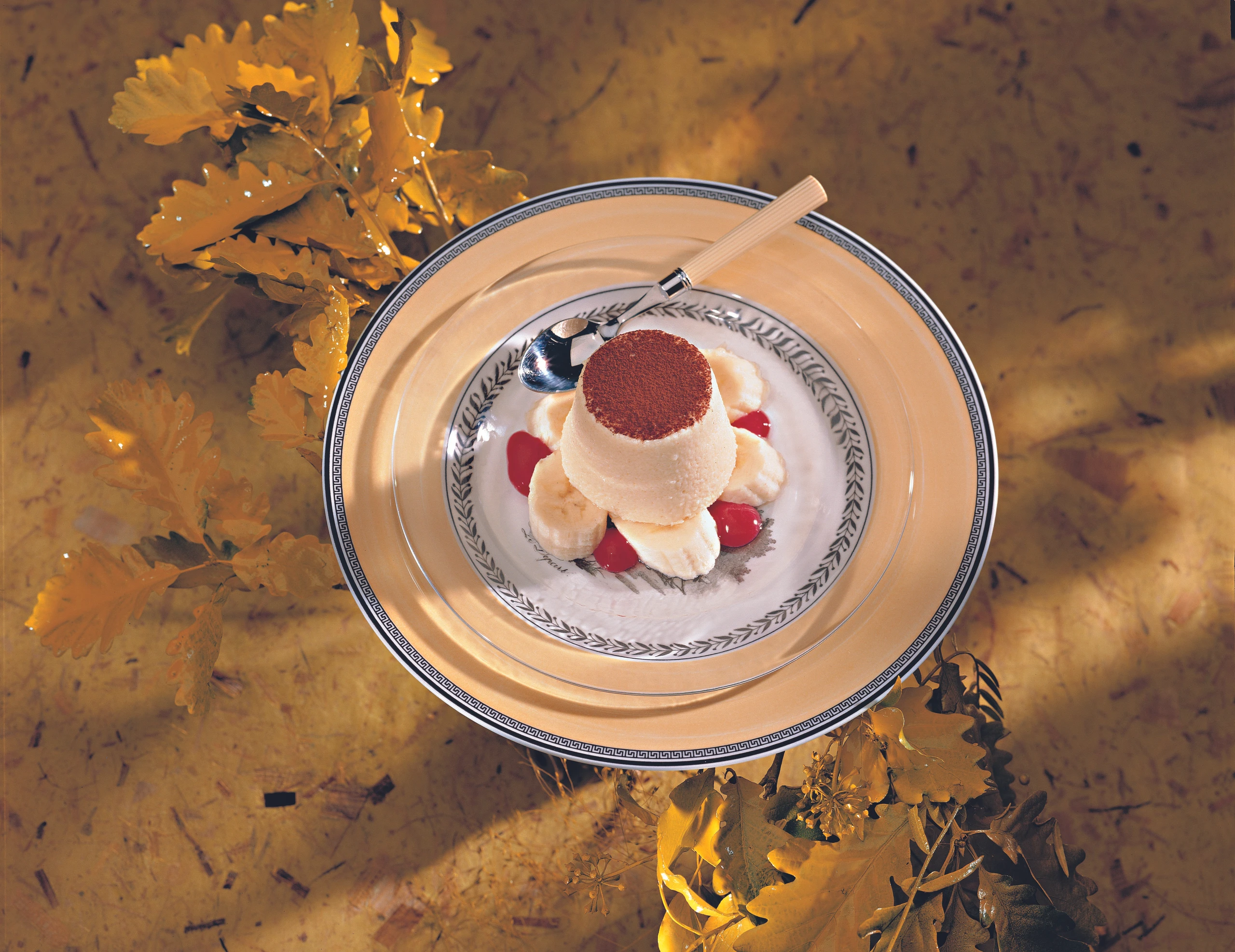 Bananen-Grießflammeri