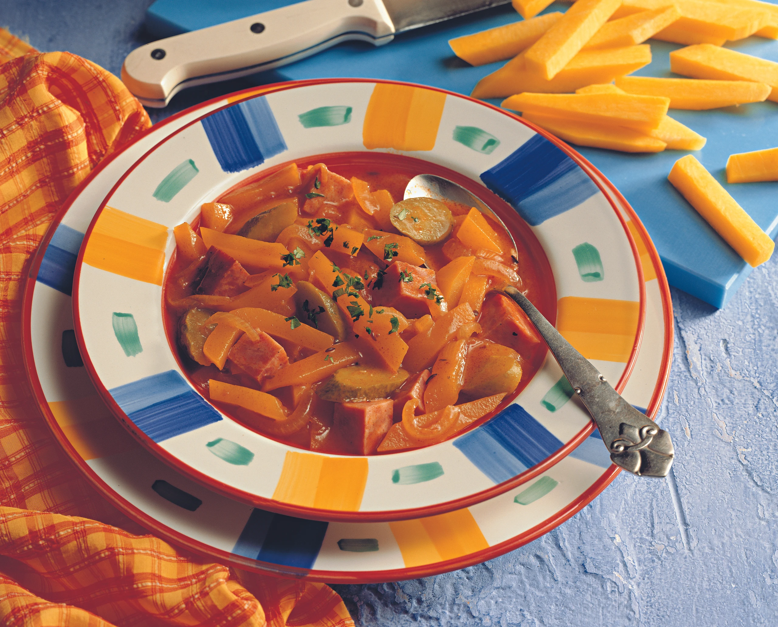 Pikanter Kürbiseintopf