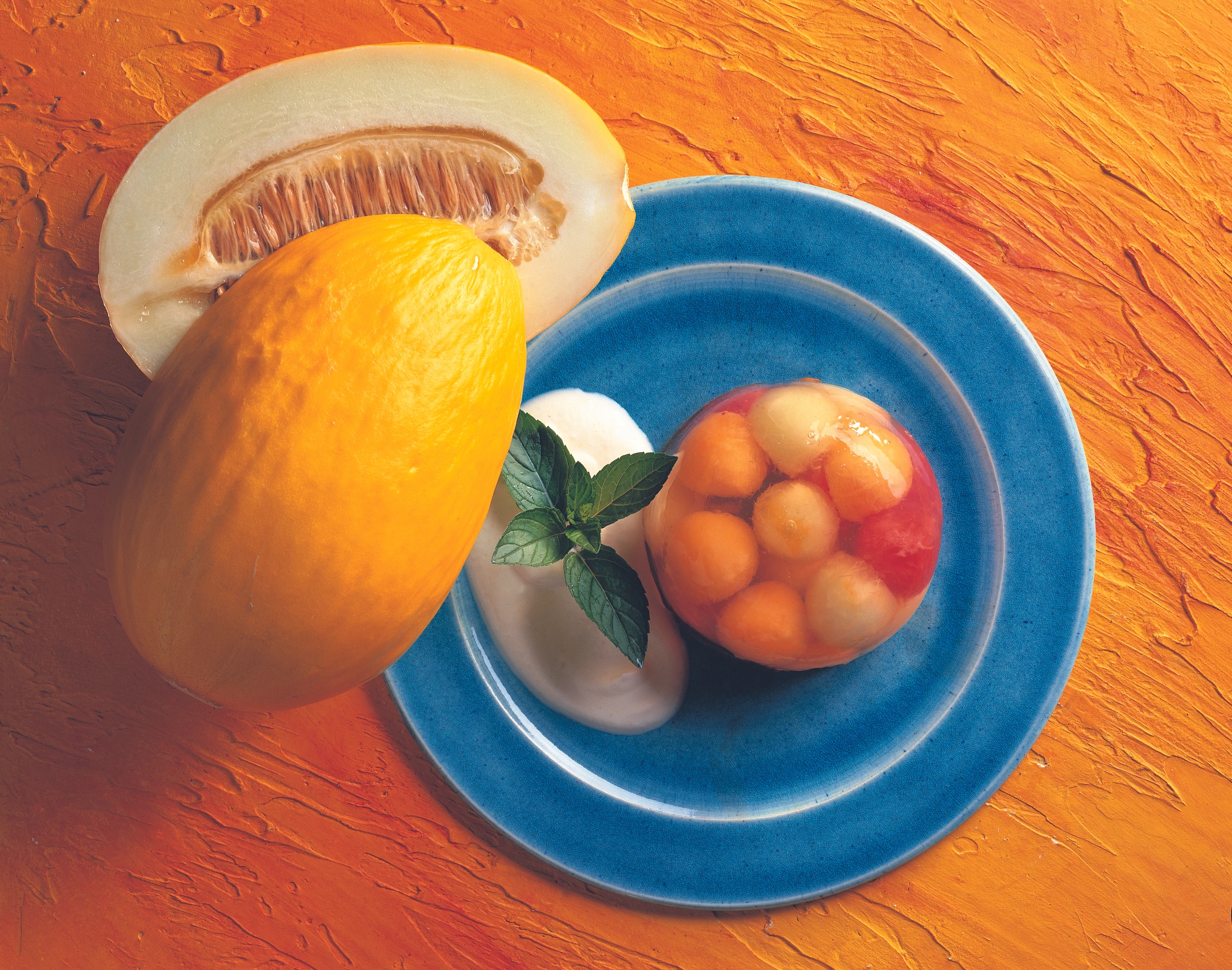 Melonen-Sülzchen