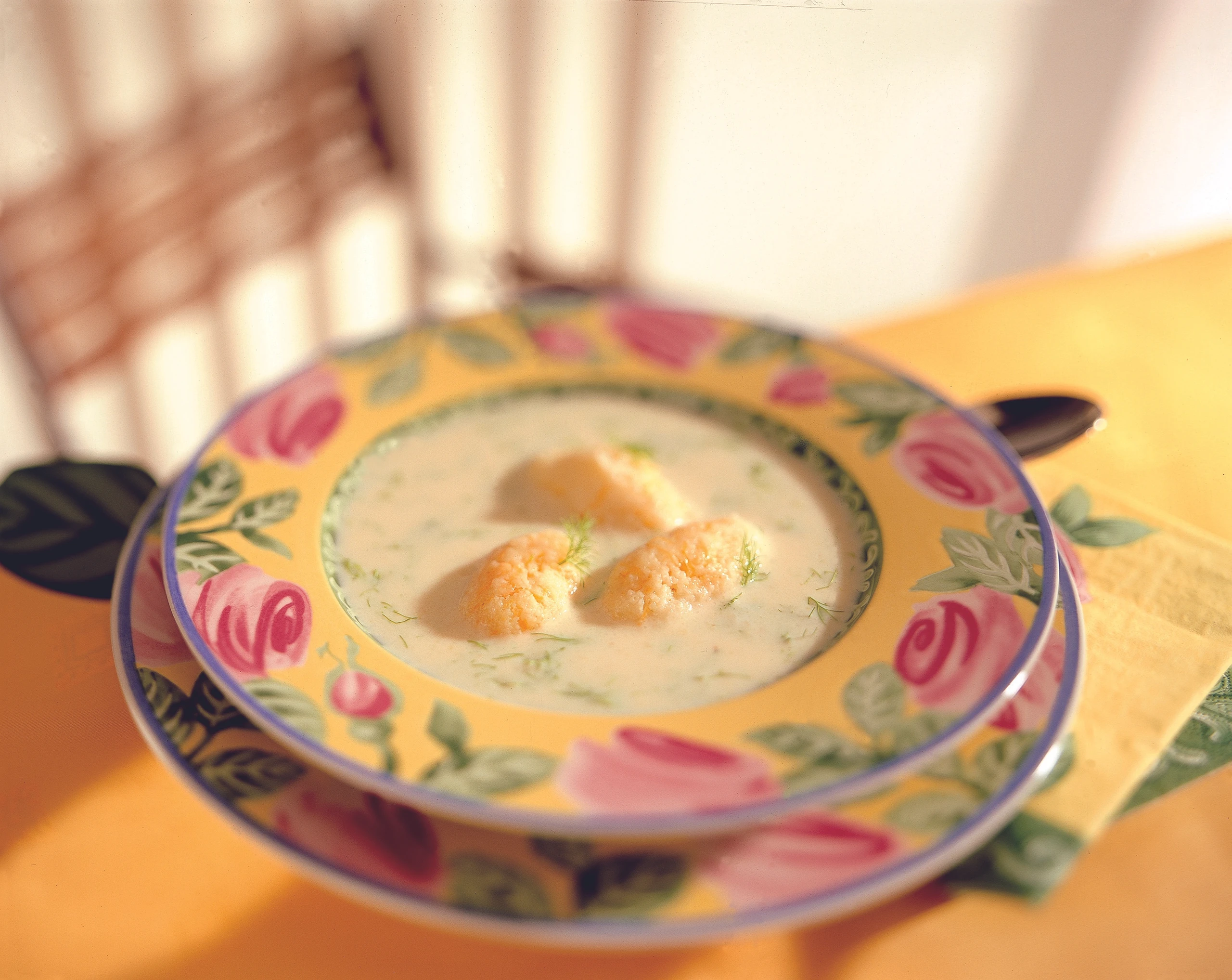 Fenchelsuppe mit Karotten-Nockerl