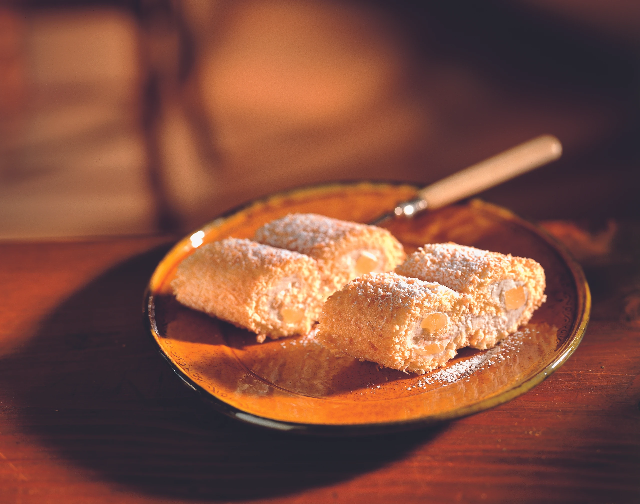 Kokos-Ananas-Roulade