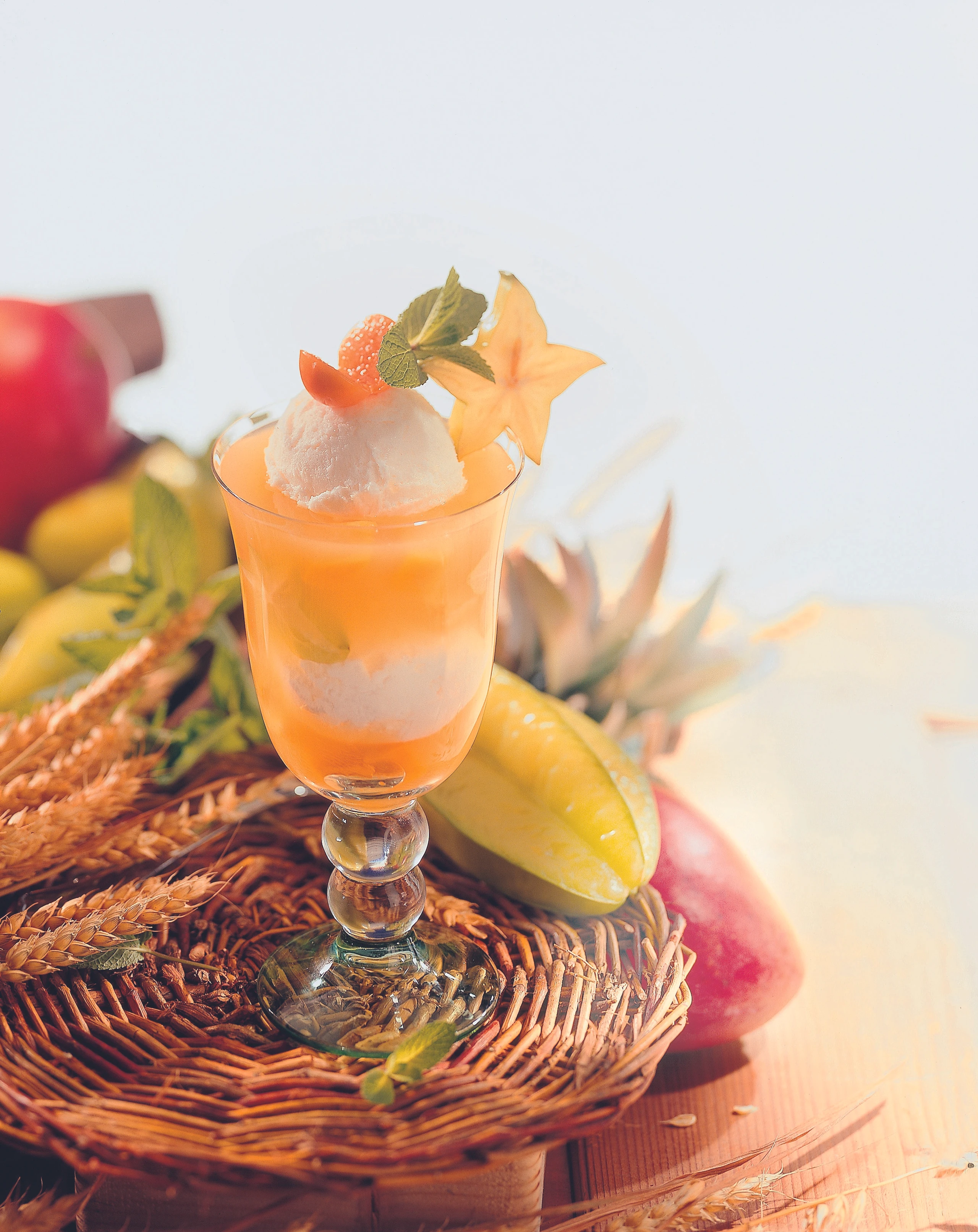 Exotischer Eis-Cocktail