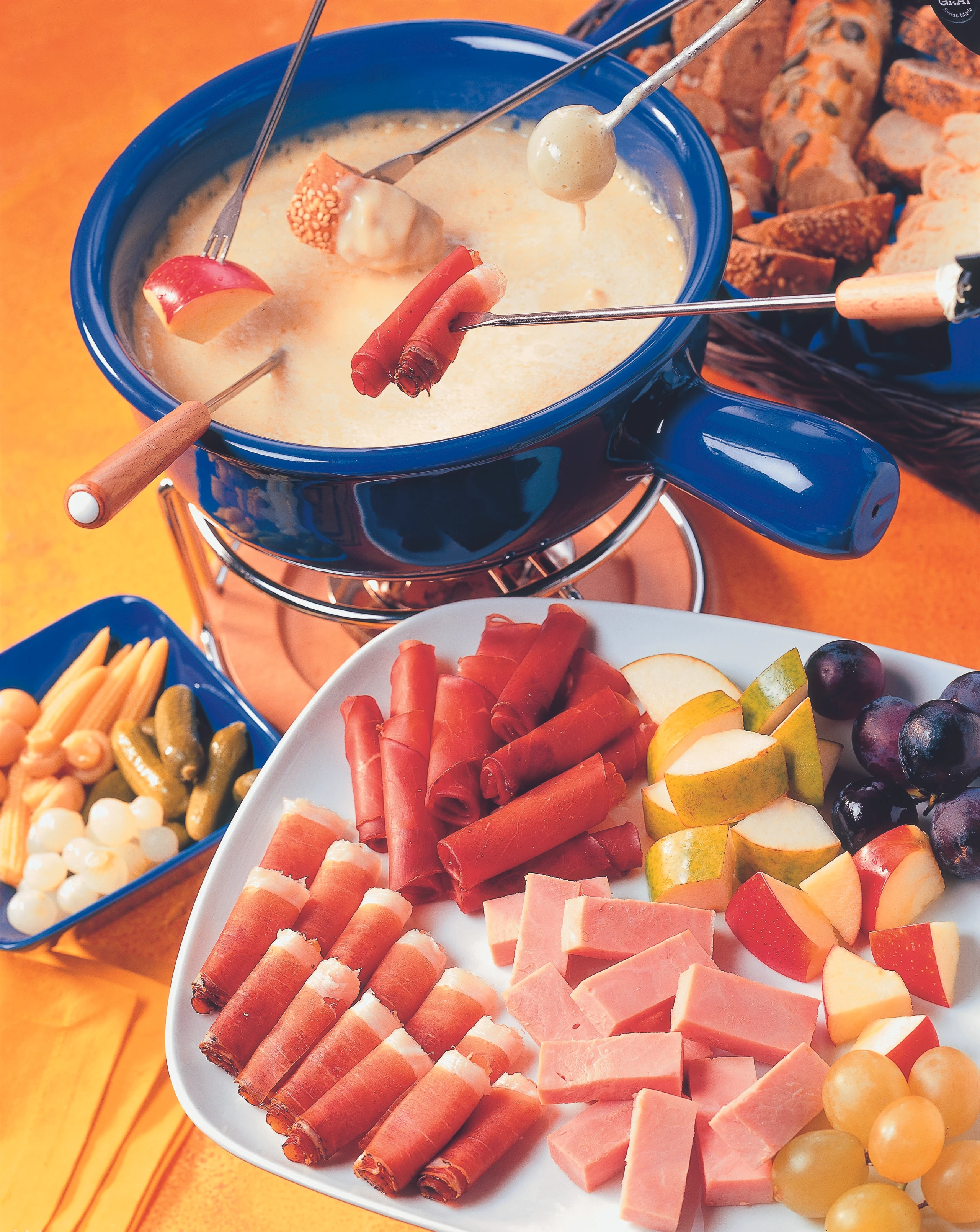 Käsefondue mit Greyerzer