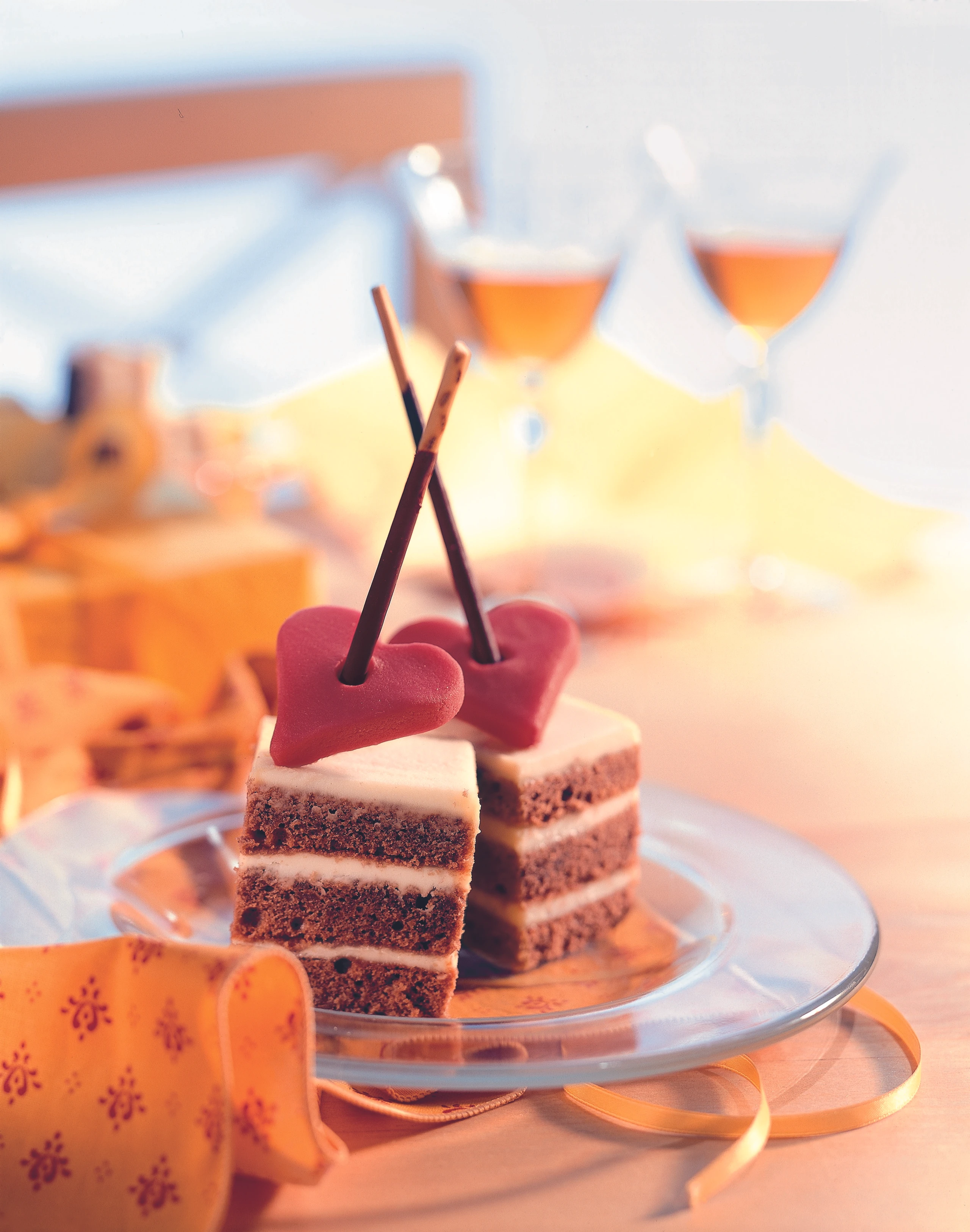 Kakaowürfel mit Mascarponecreme