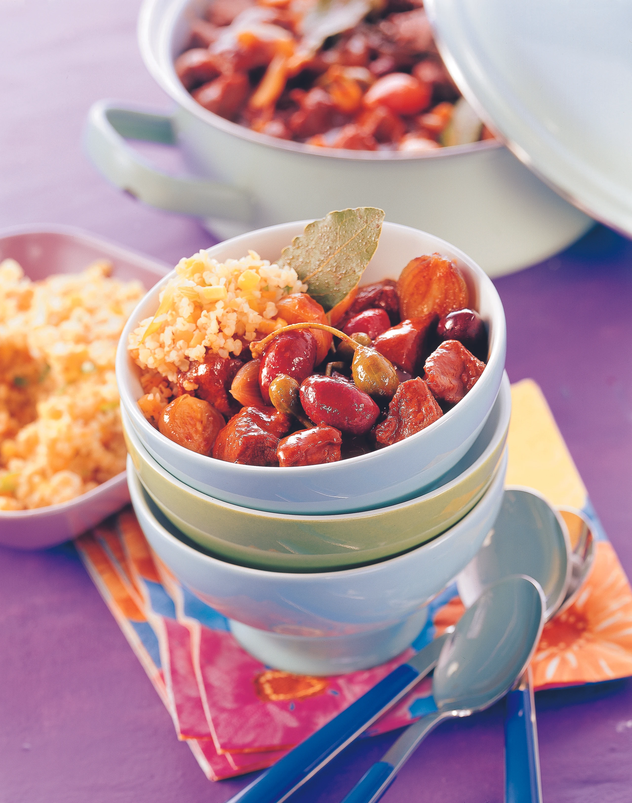 Lamm-Navarin mit Gemüse-Bulgur