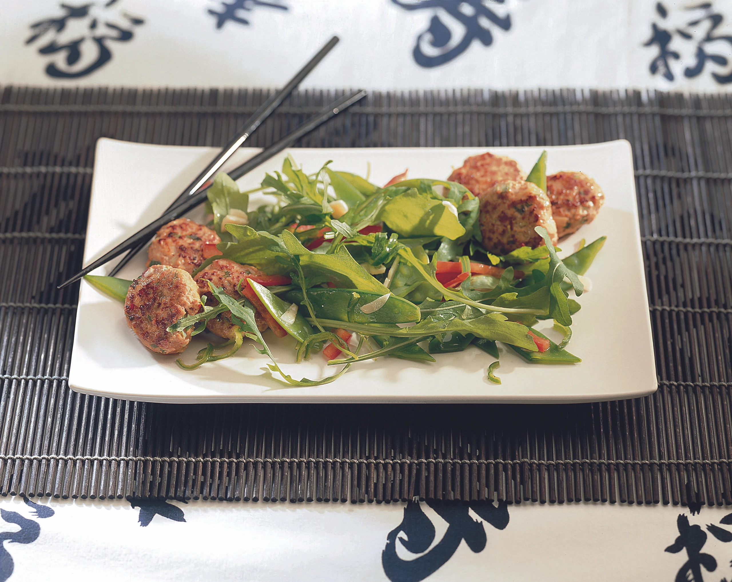Pork Patty Salat