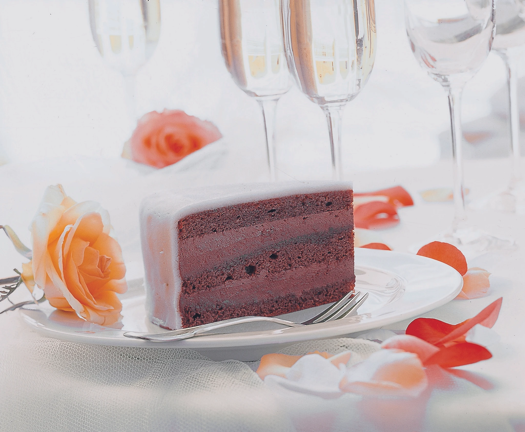 Schokoladentorte mit Marzipanhülle