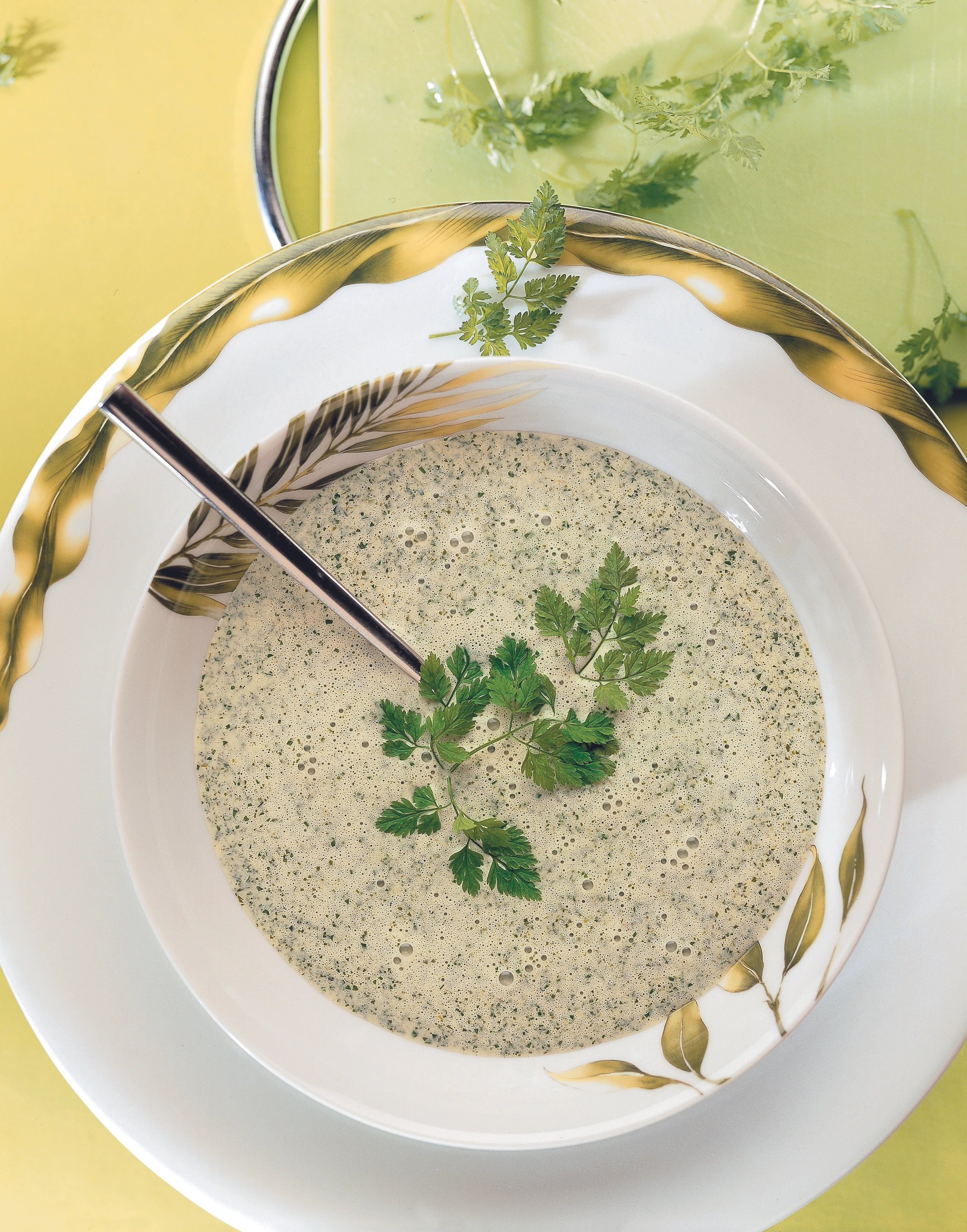 Kerbelschaumsuppe