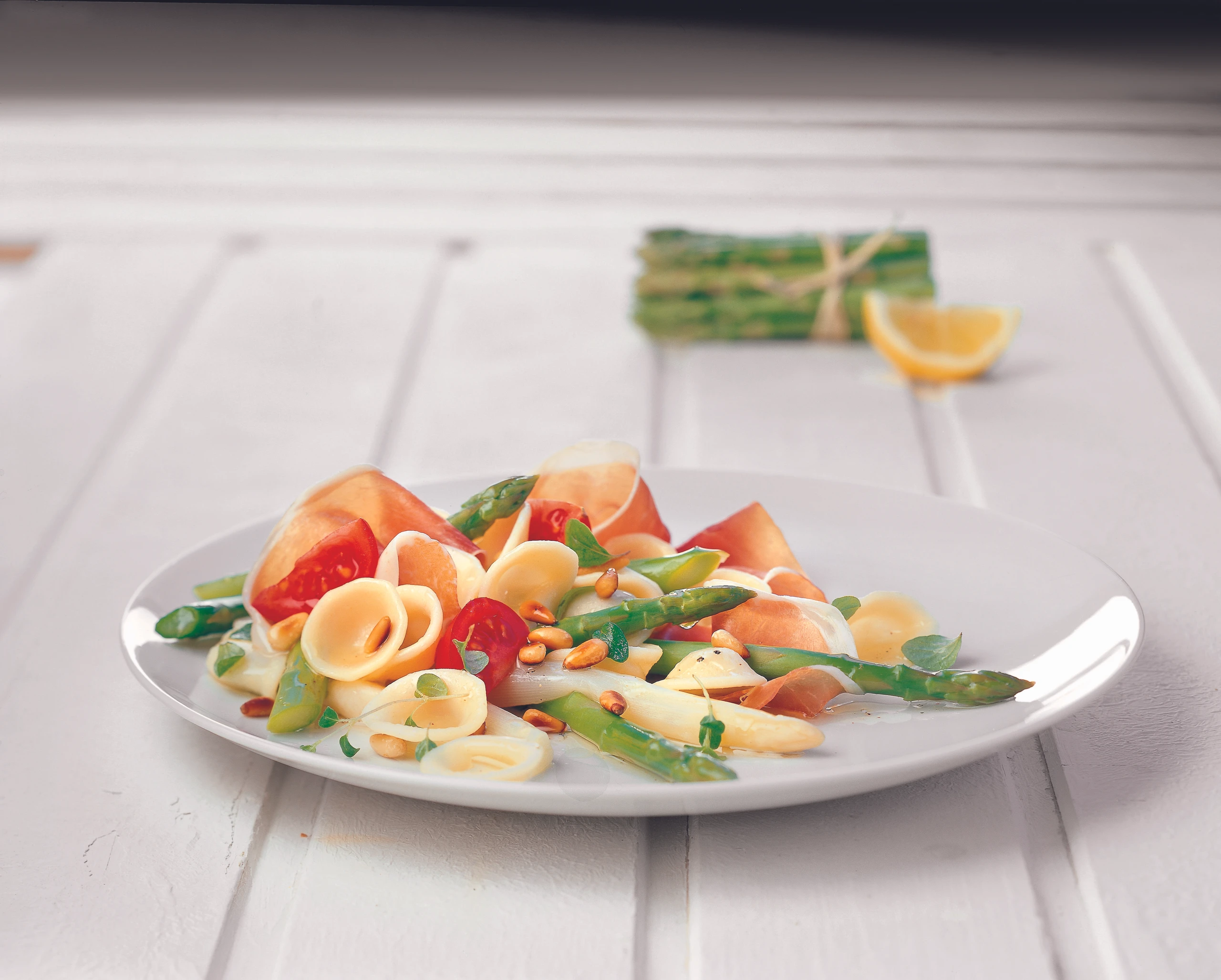 Nudelsalat mit Spargel