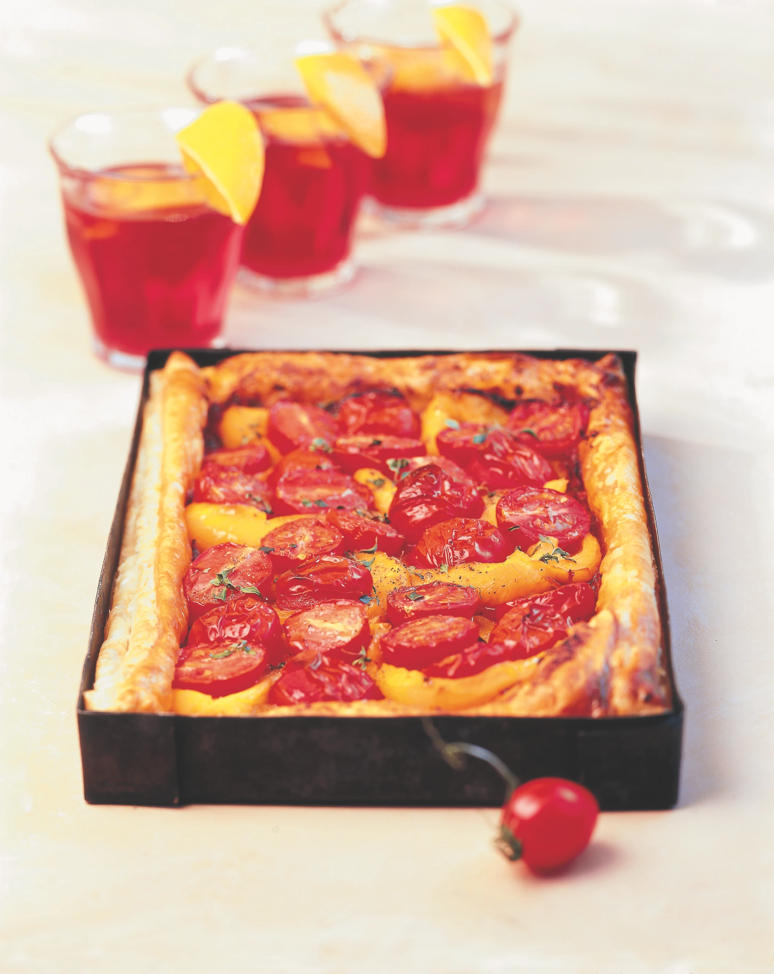 Paprika-Tomaten-Tarte