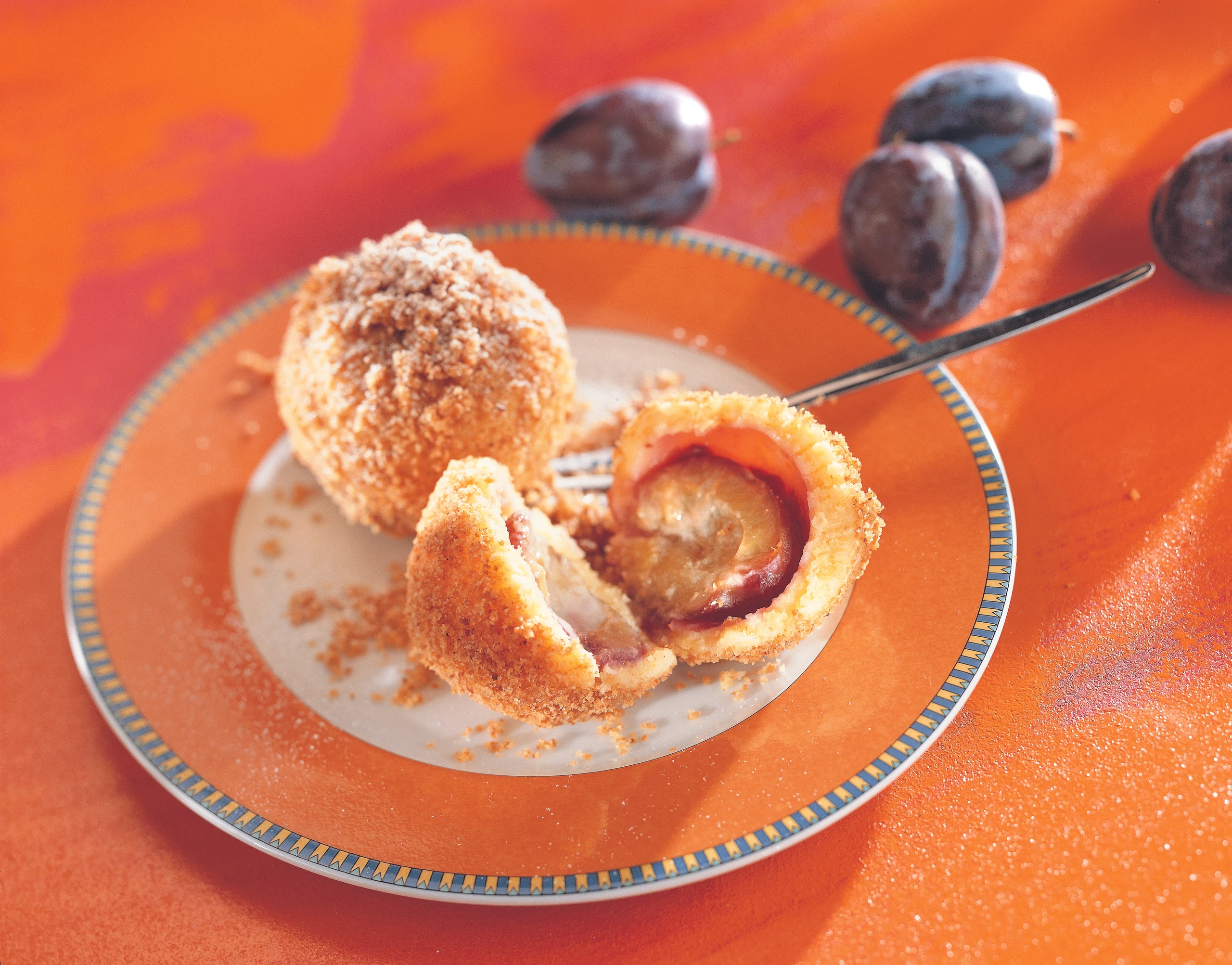 Zwetschkenknödel mit Marzipanfülle