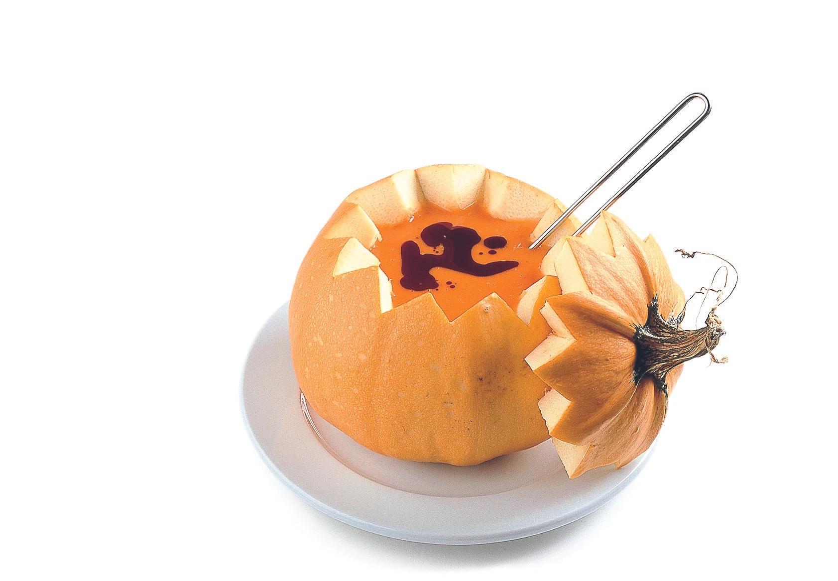 Kürbissuppe mit Kernöl