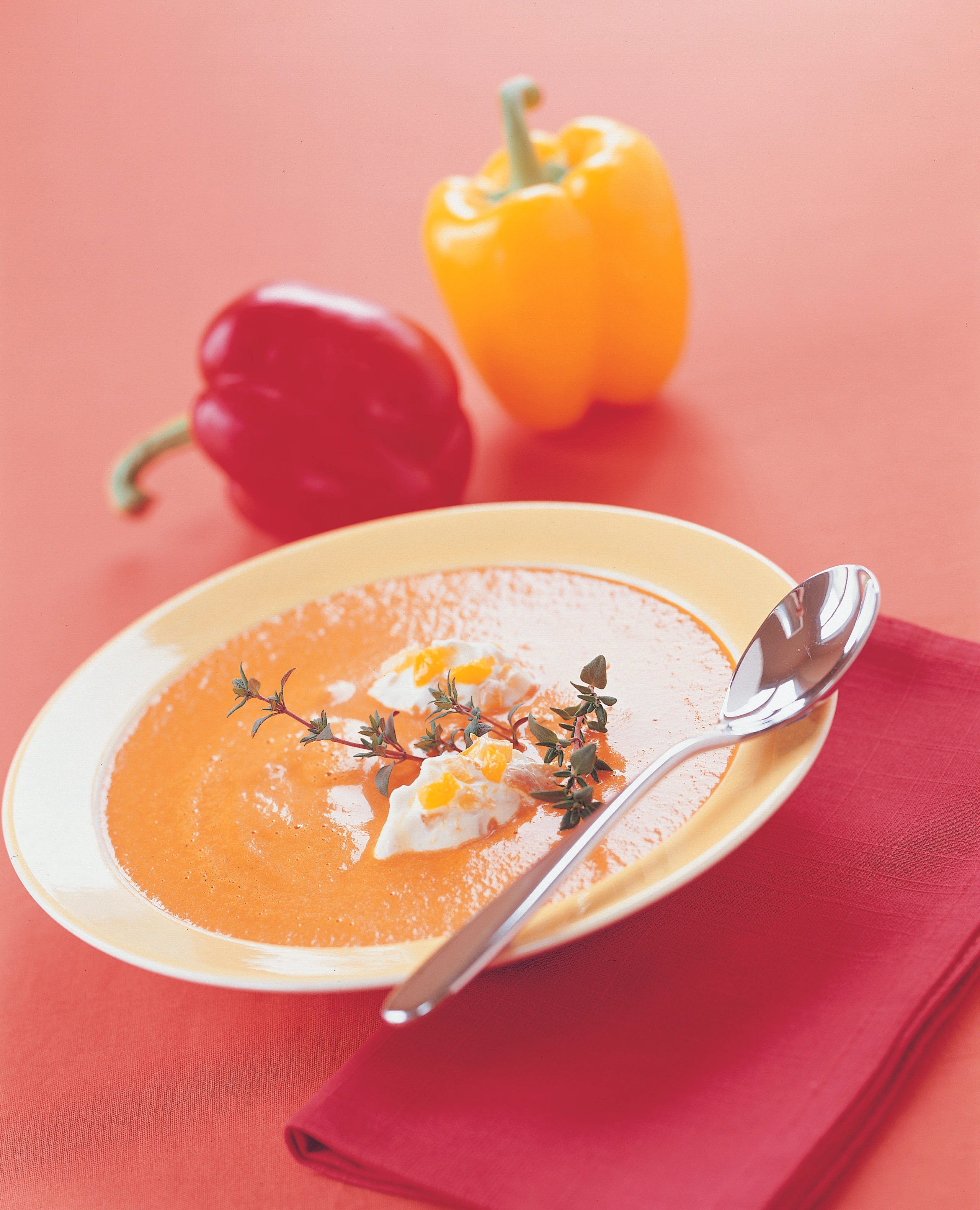 Paprikacremesuppe