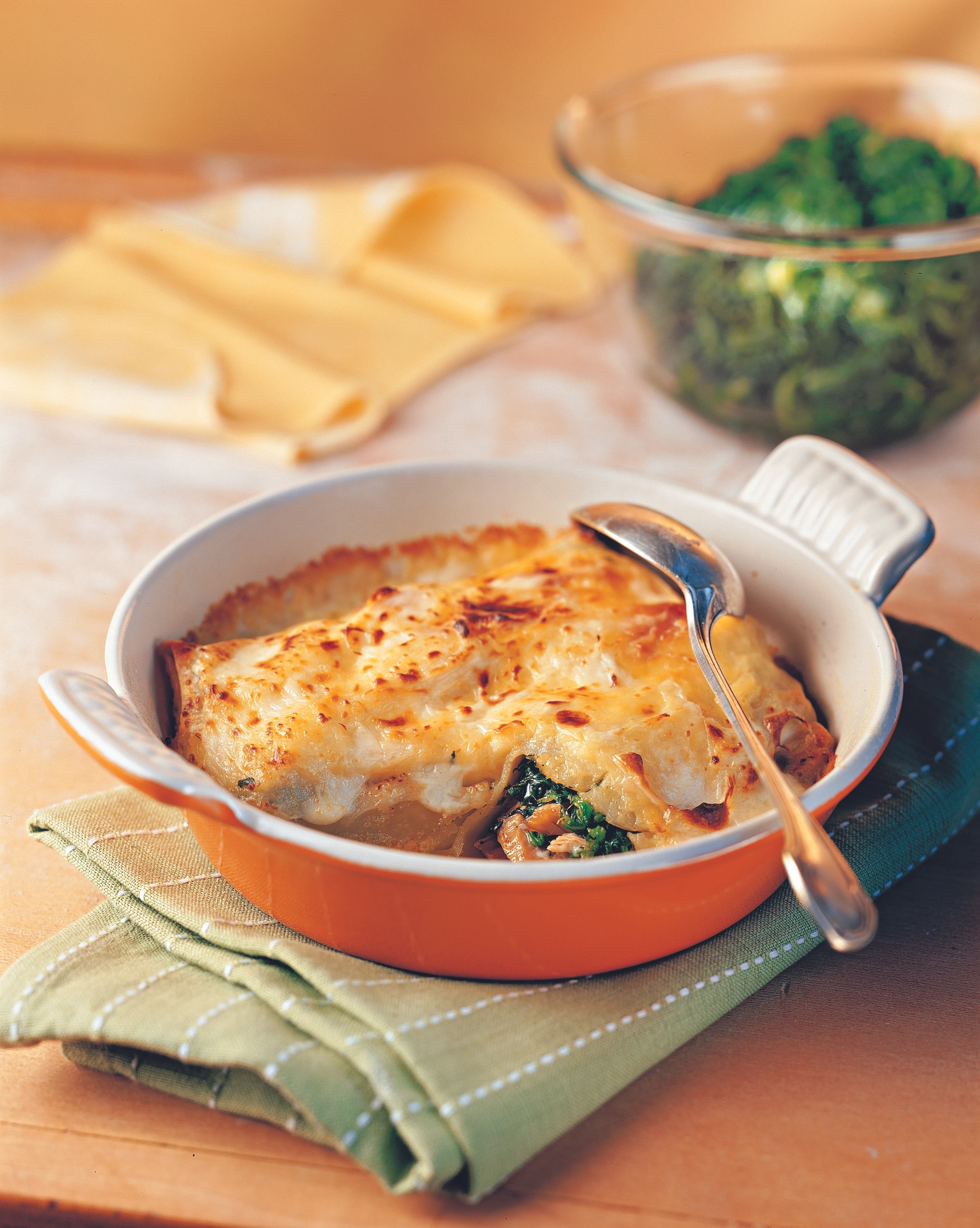 Cannelloni mit Thunfisch-Spinatfülle