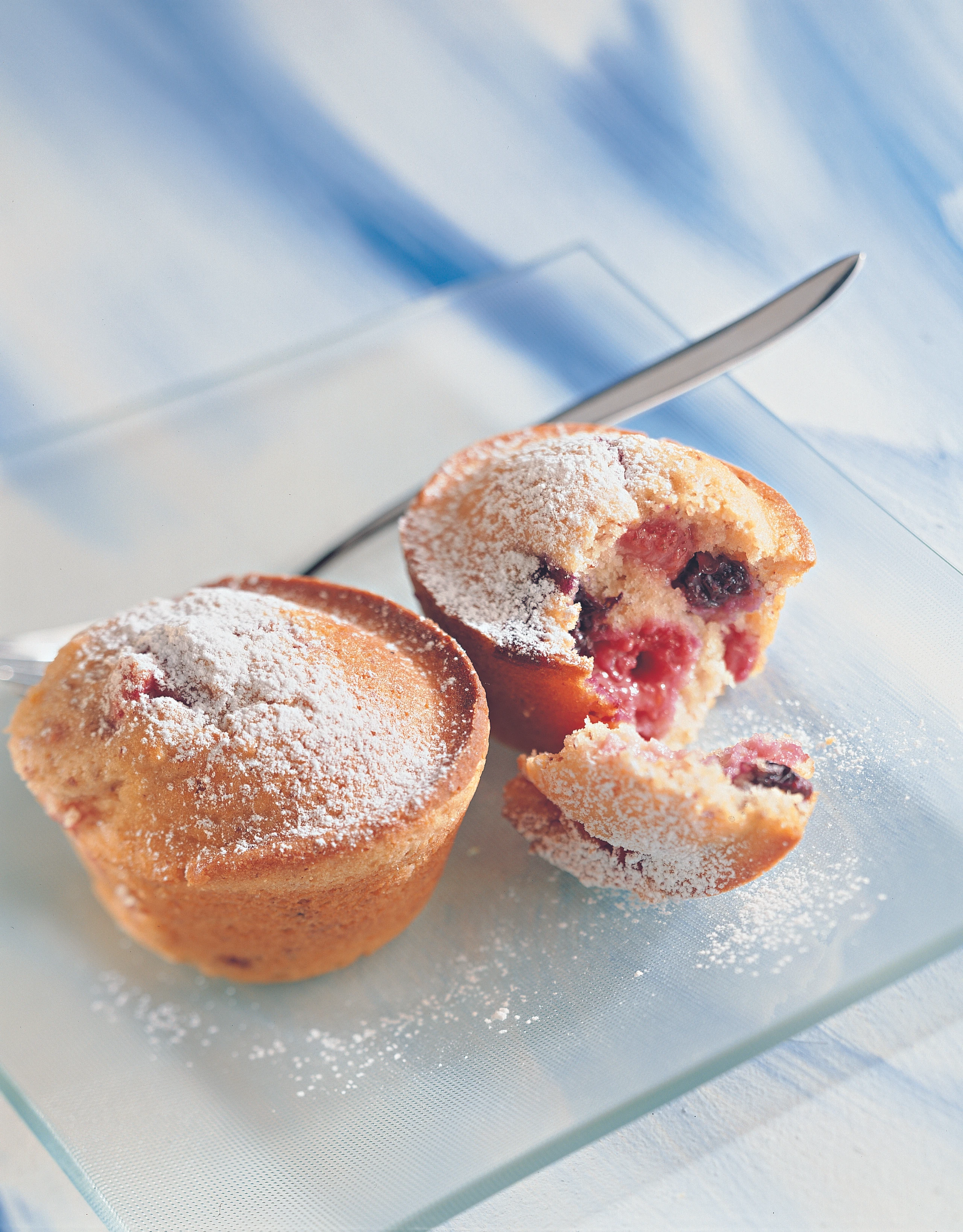 Flaumige Beeren-Muffins
