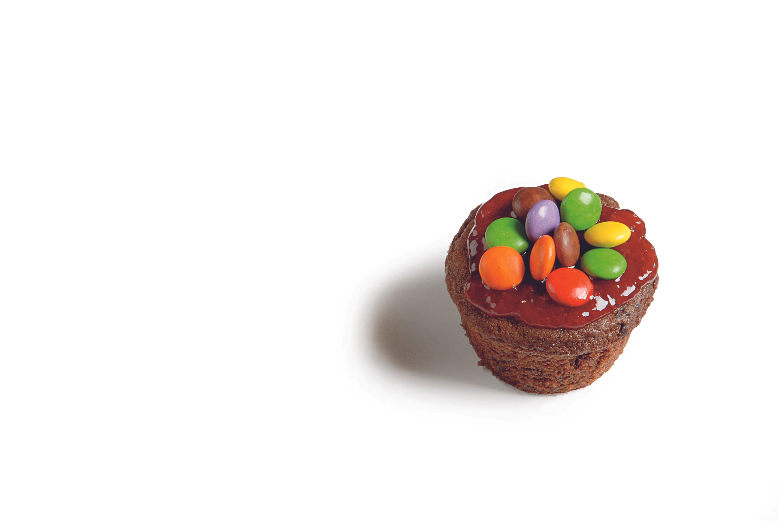 Bunte Schoko-Muffins