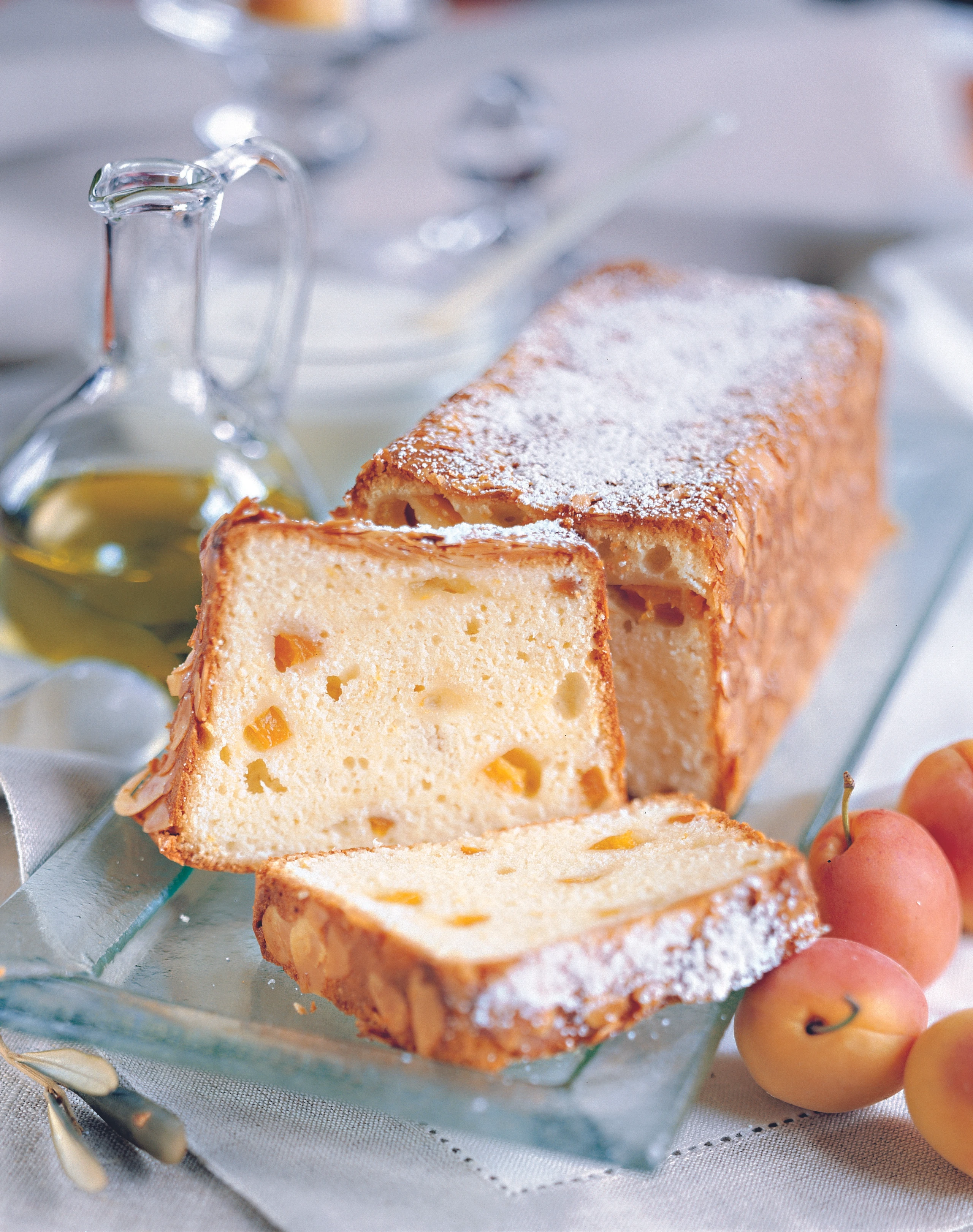 Olivenkuchen mit Marillen