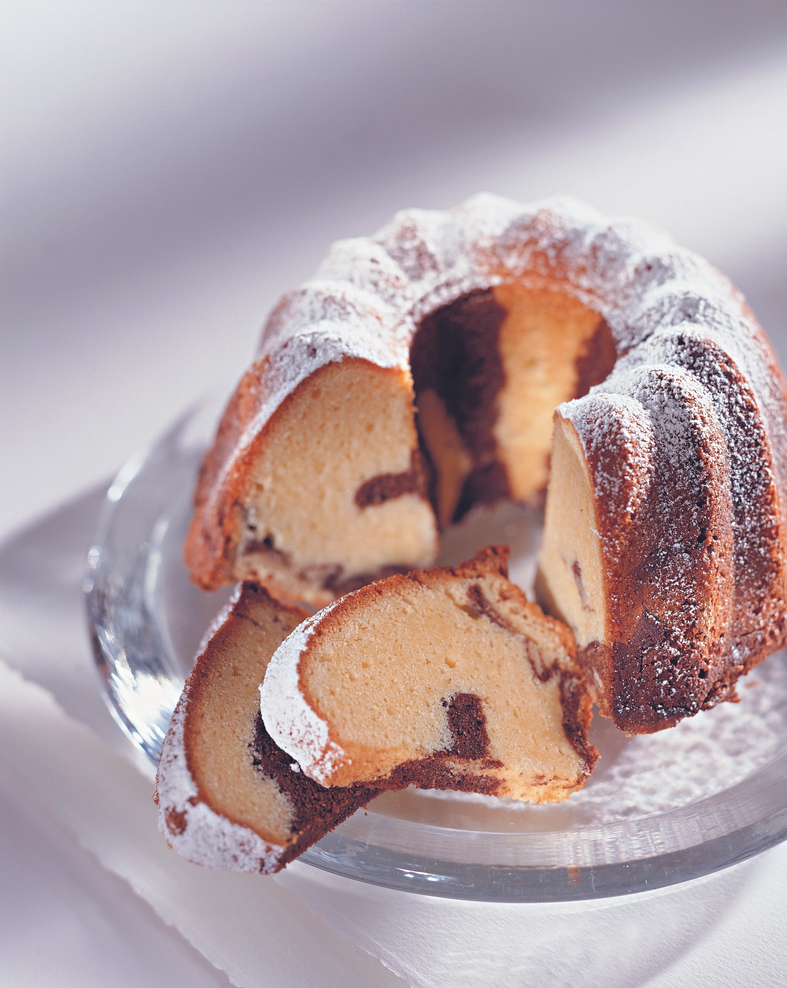 Einfacher Marmorgugelhupf