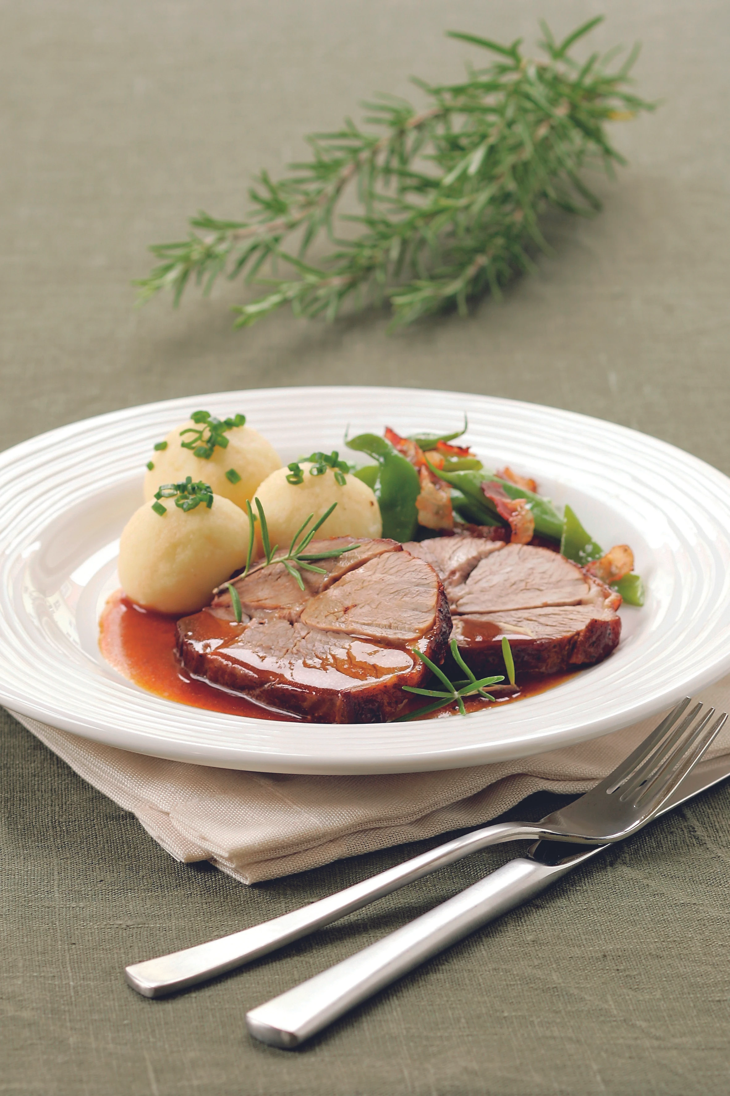 Lammkeule mit Honig