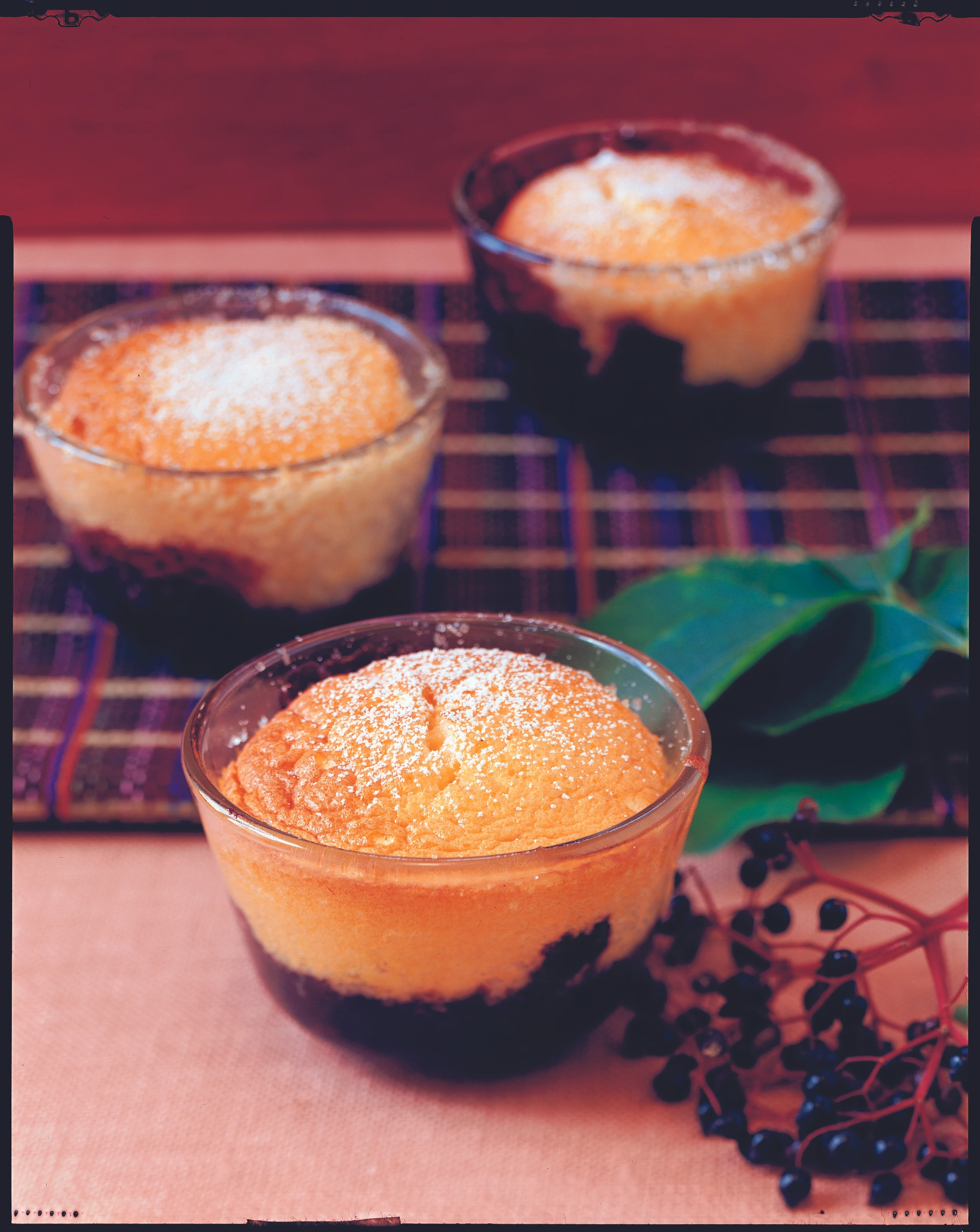 Clafoutis mit Holunderkompott