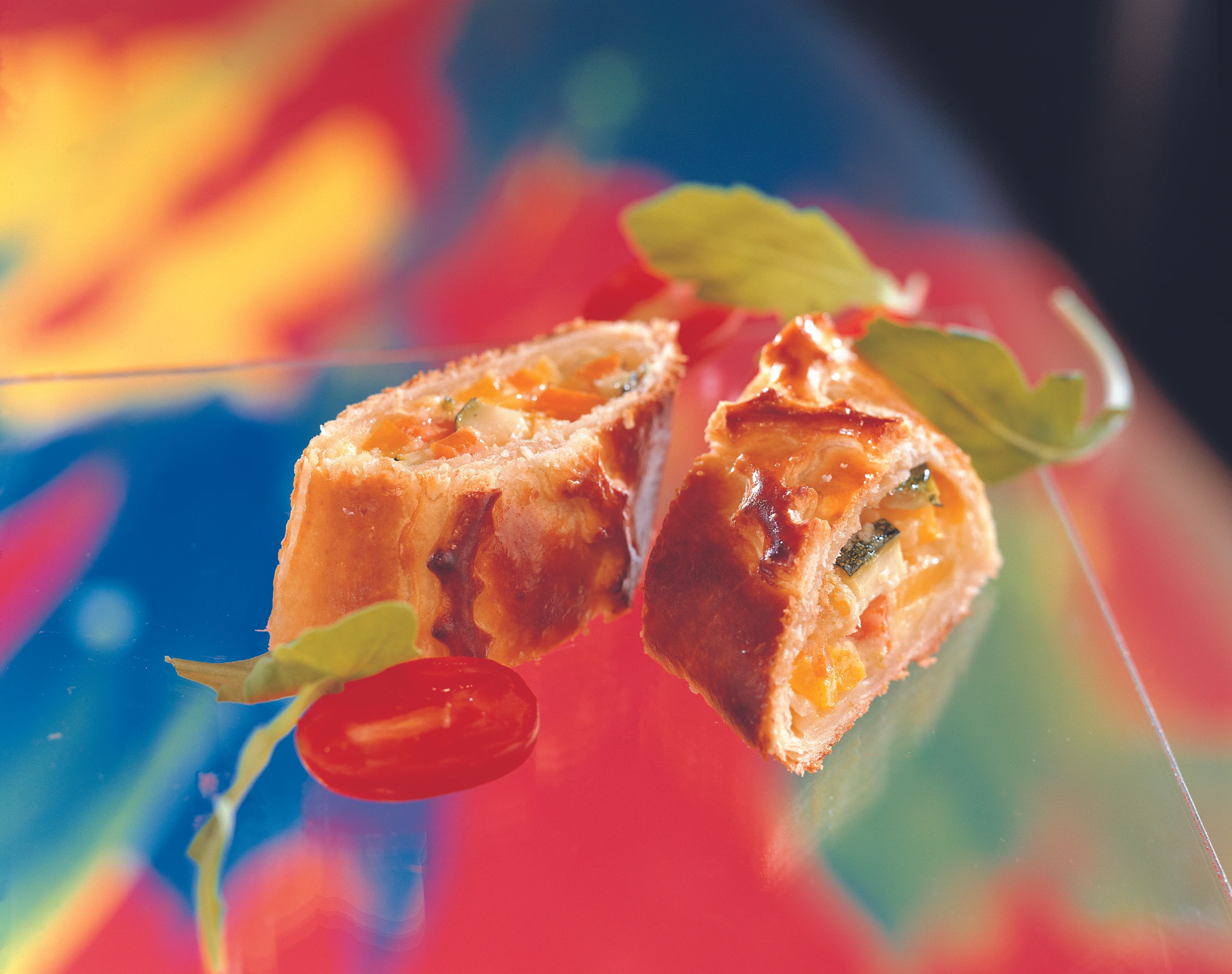 Gemüse-Blätterteigstrudel