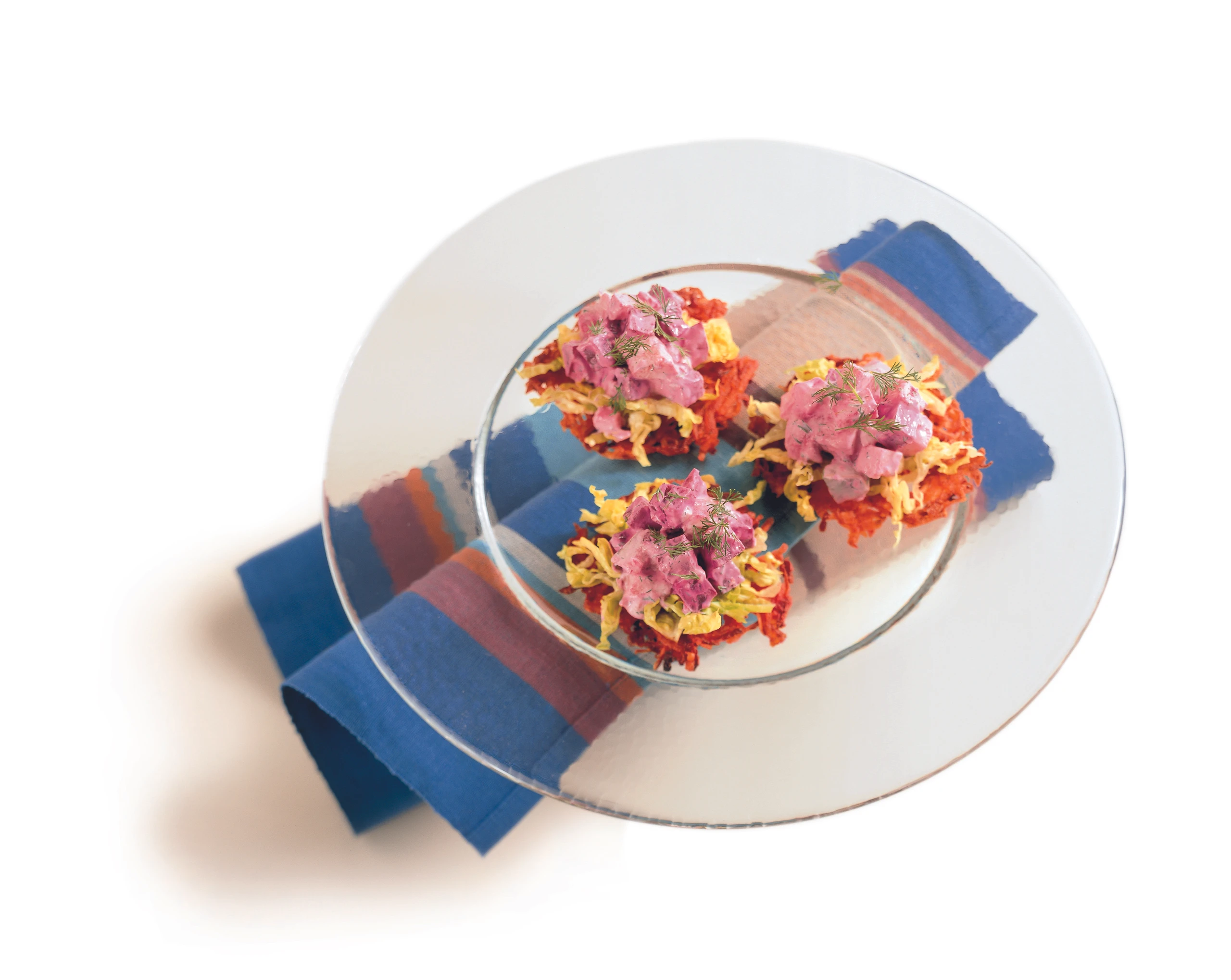 Rote Rüben-Rösti mit Matjes-Apfel-Salat