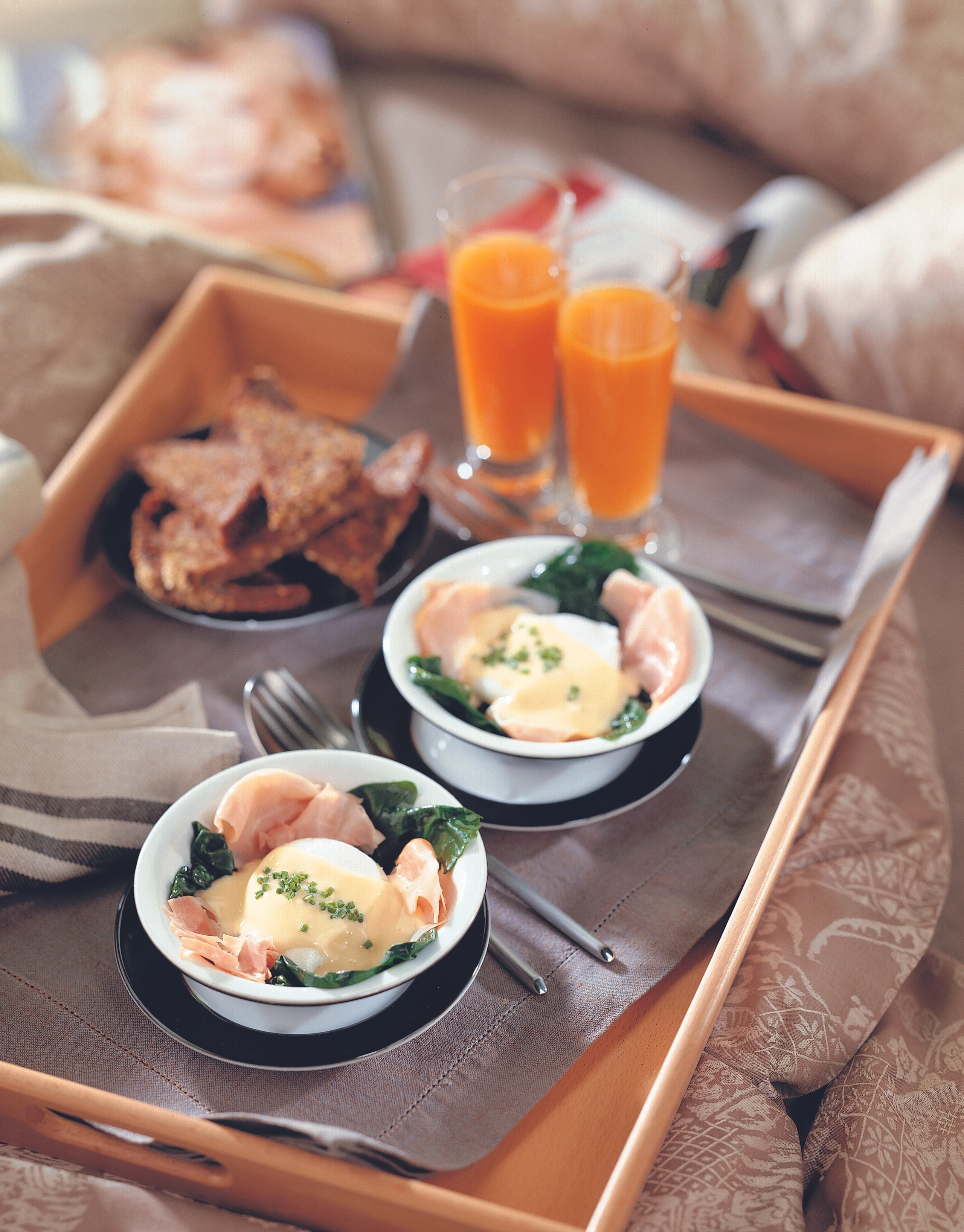 Florentiner Eier mit Sauce hollandaise