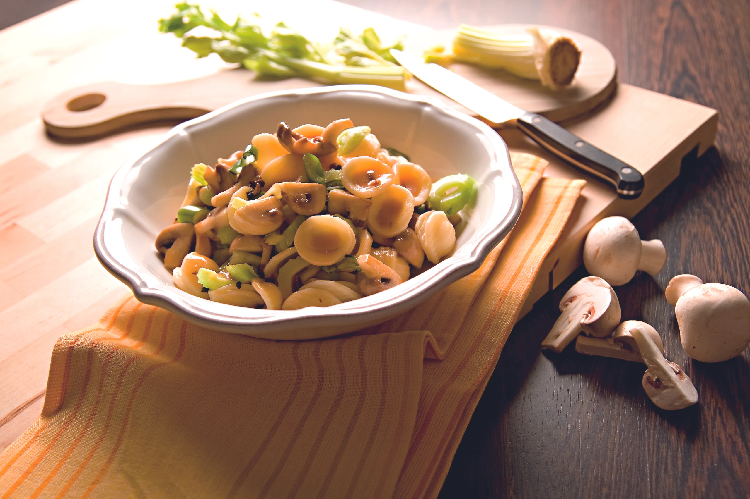 Orecchiette mit Pilzsauce