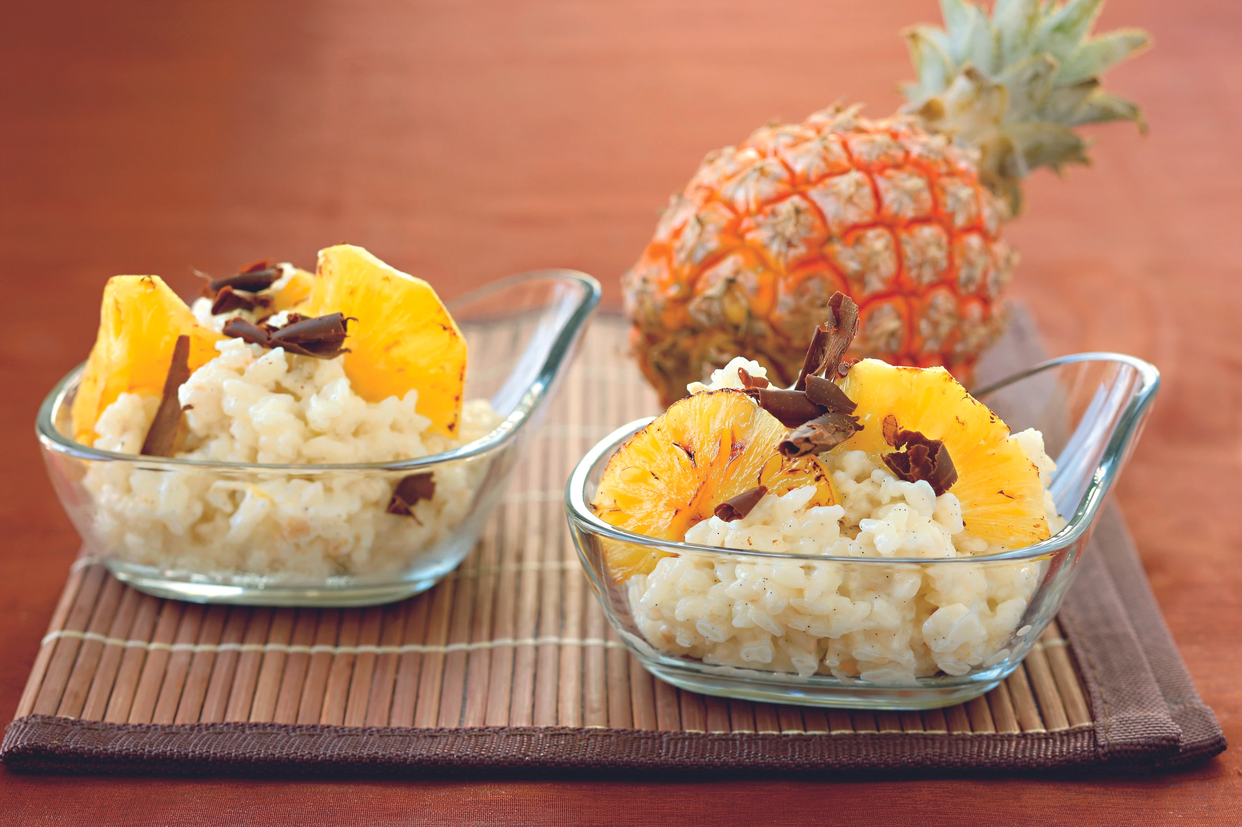 Milchreis mit Ananas