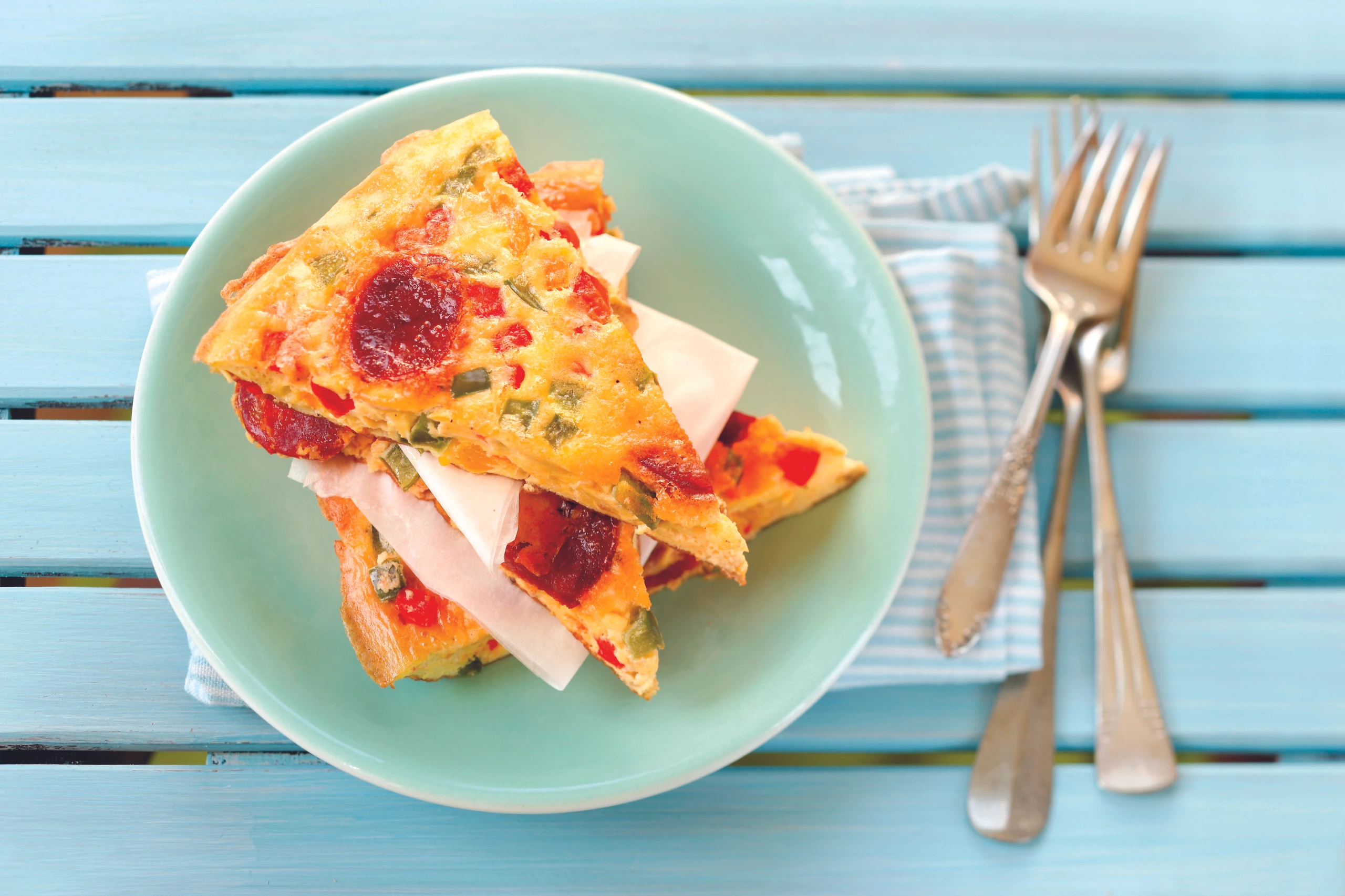 Paprika-Frittata mit Chorizo