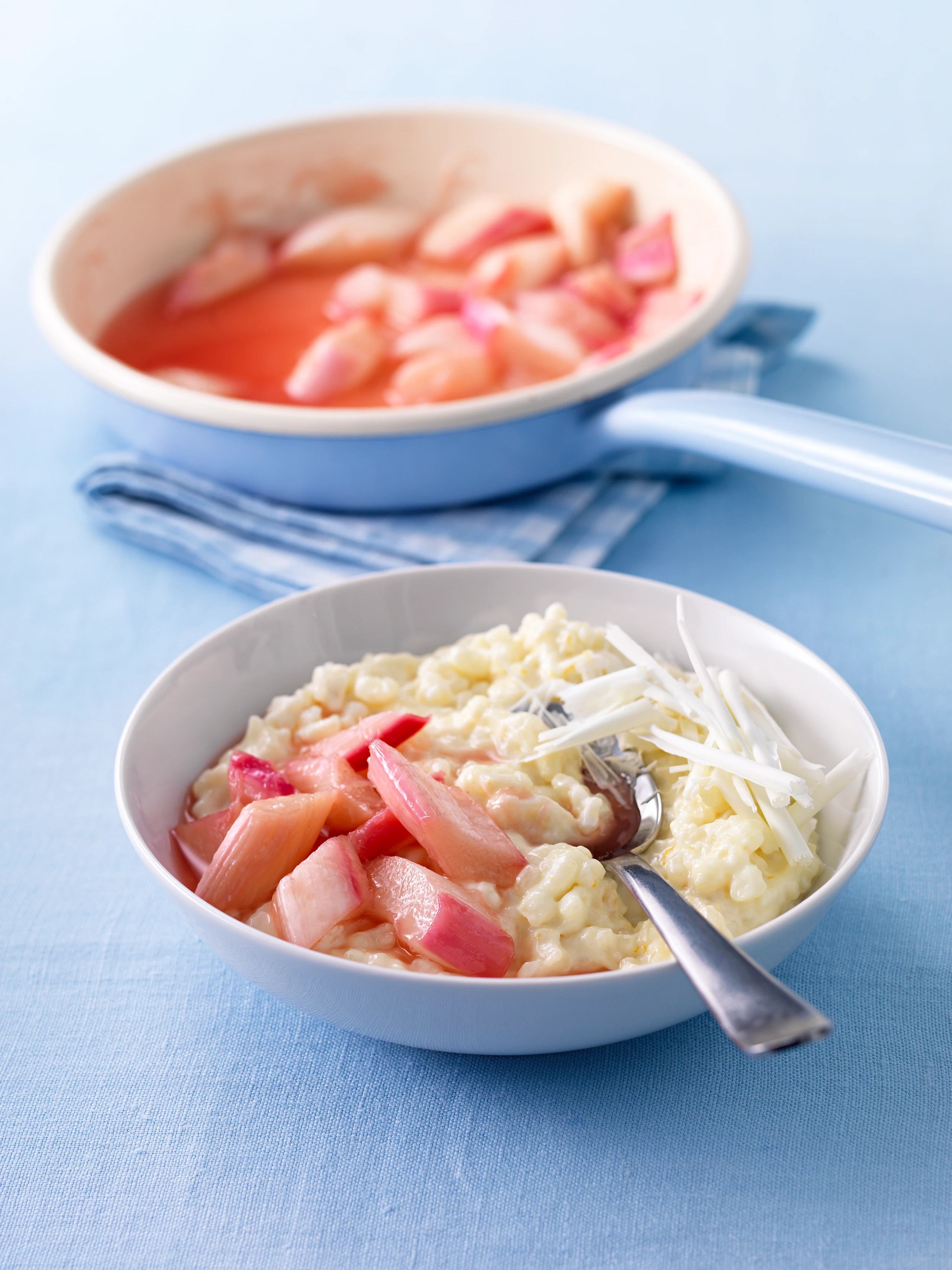 Milchreis mit Rhabarber