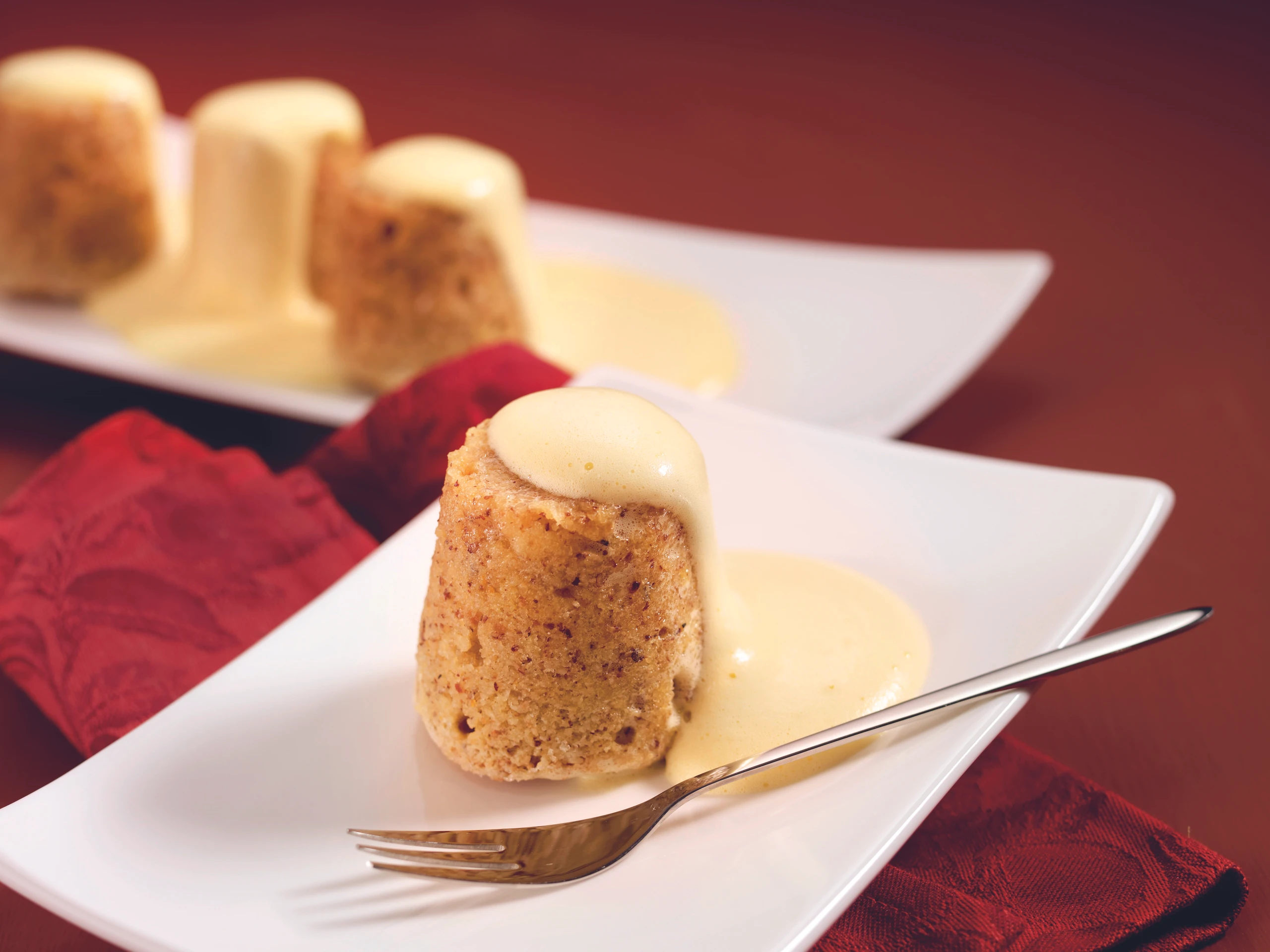 Nusskoch mit Weinschaum