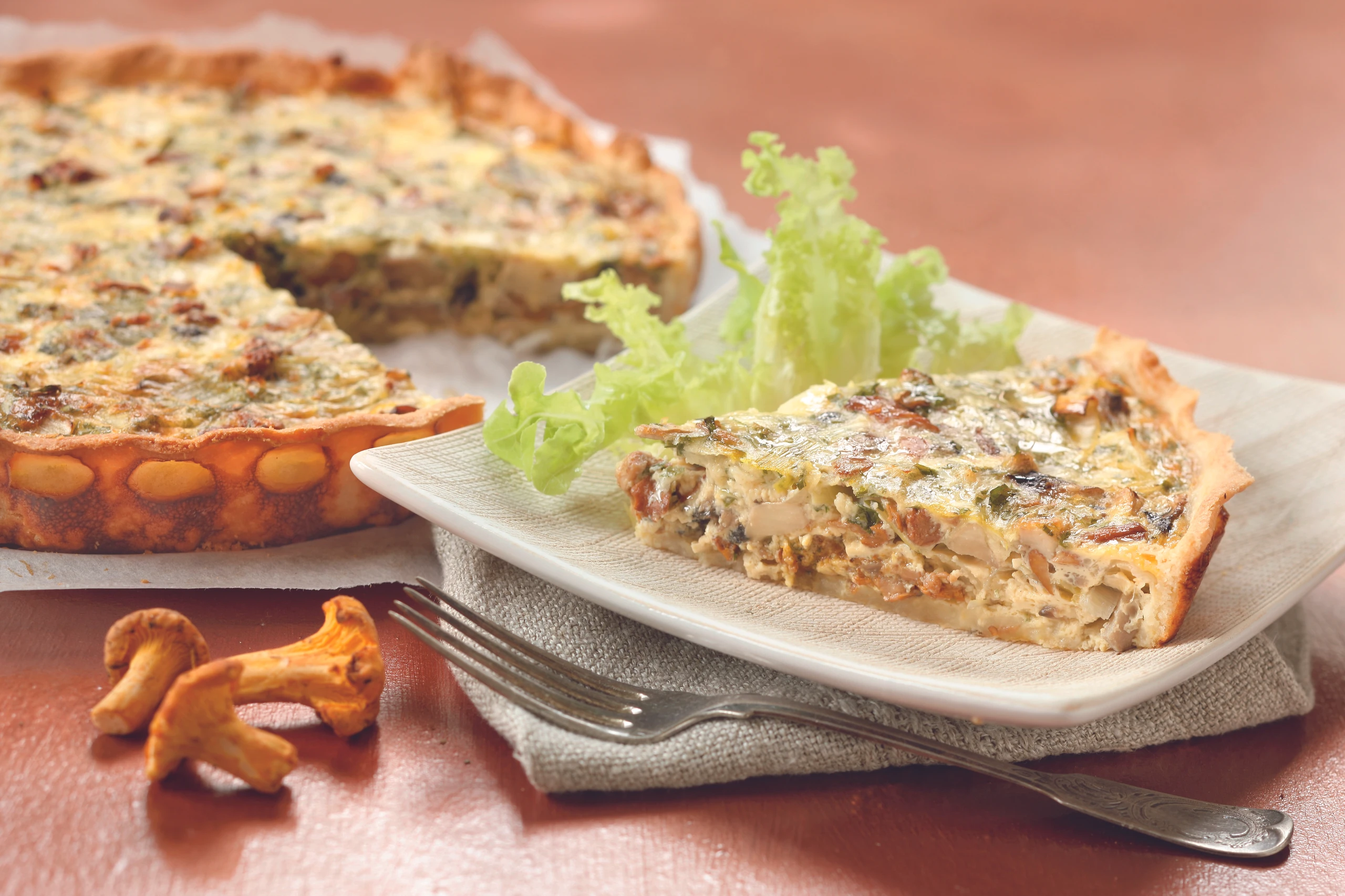Schwammerl-Lauchtarte