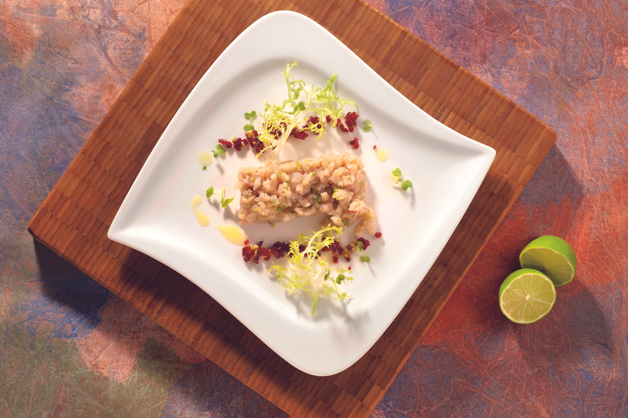 Saiblingstatar mit Rotem Rübensalat