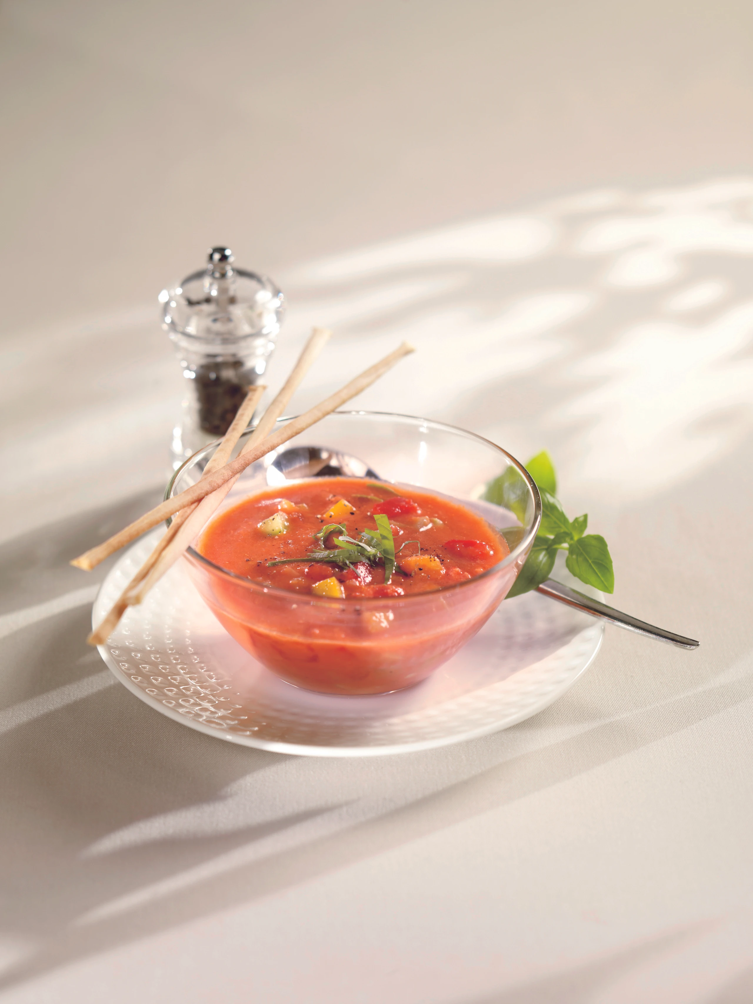 Kalte Paradeissuppe