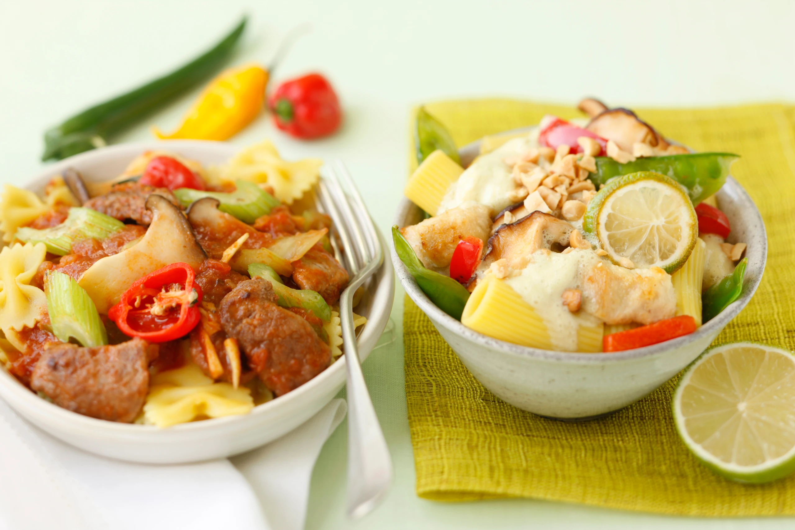 Rigatoni mit Thai Curry