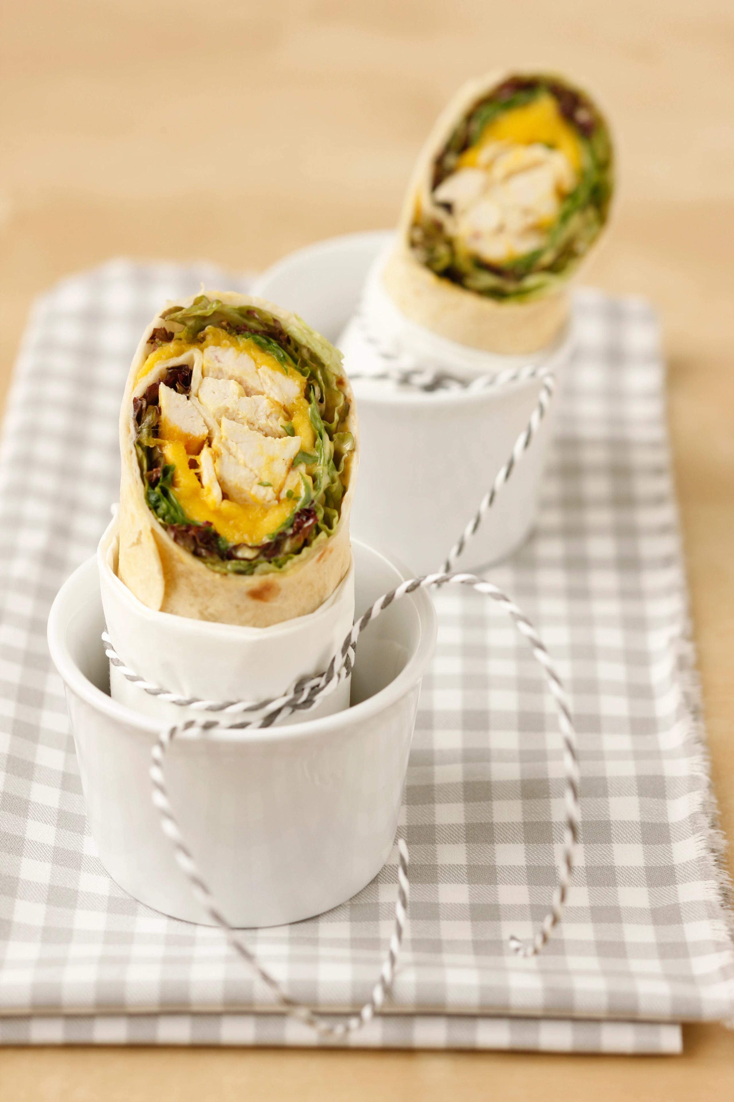 Wraps mit Huhn und Mango