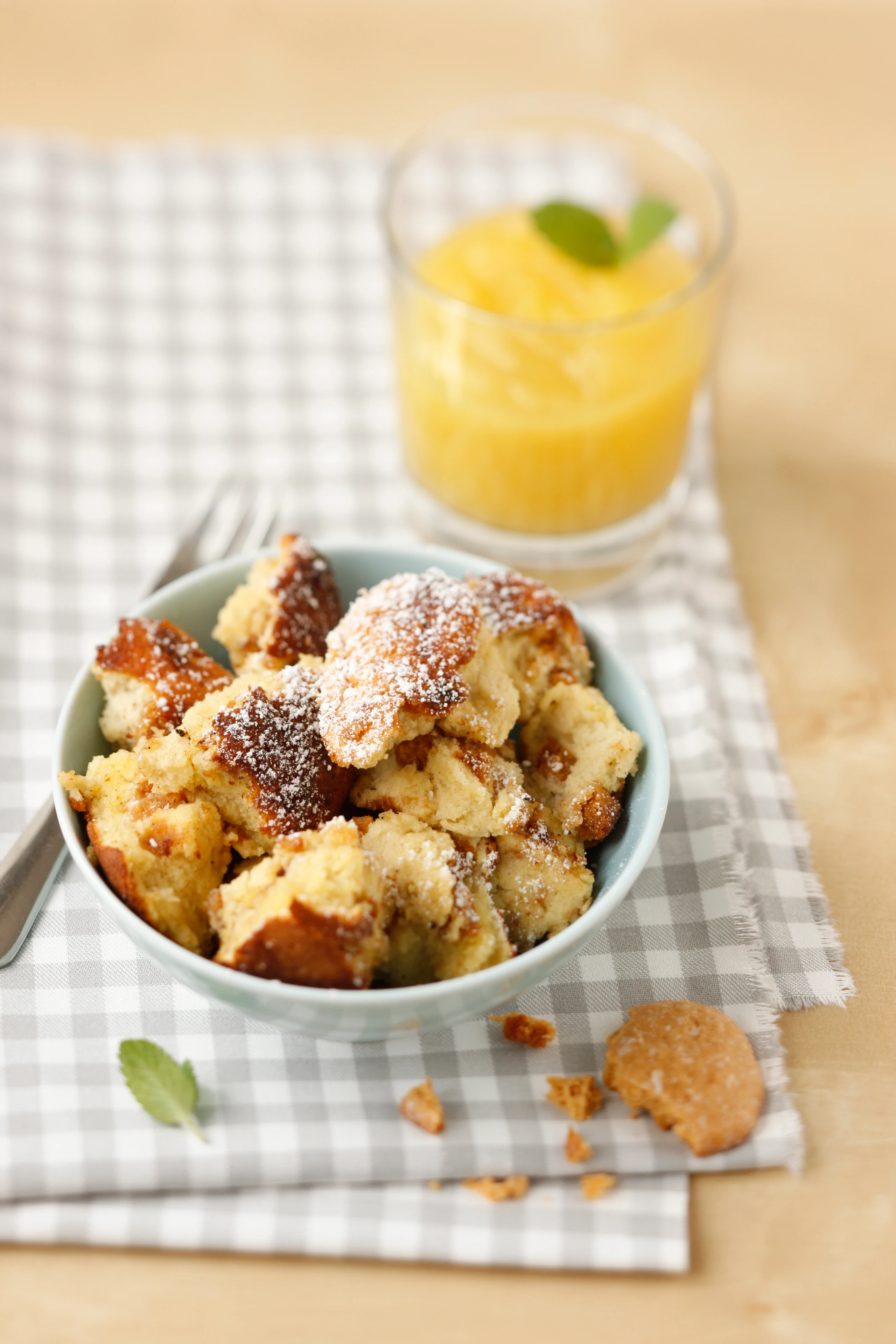 Lebkuchenschmarren mit Apfelmus