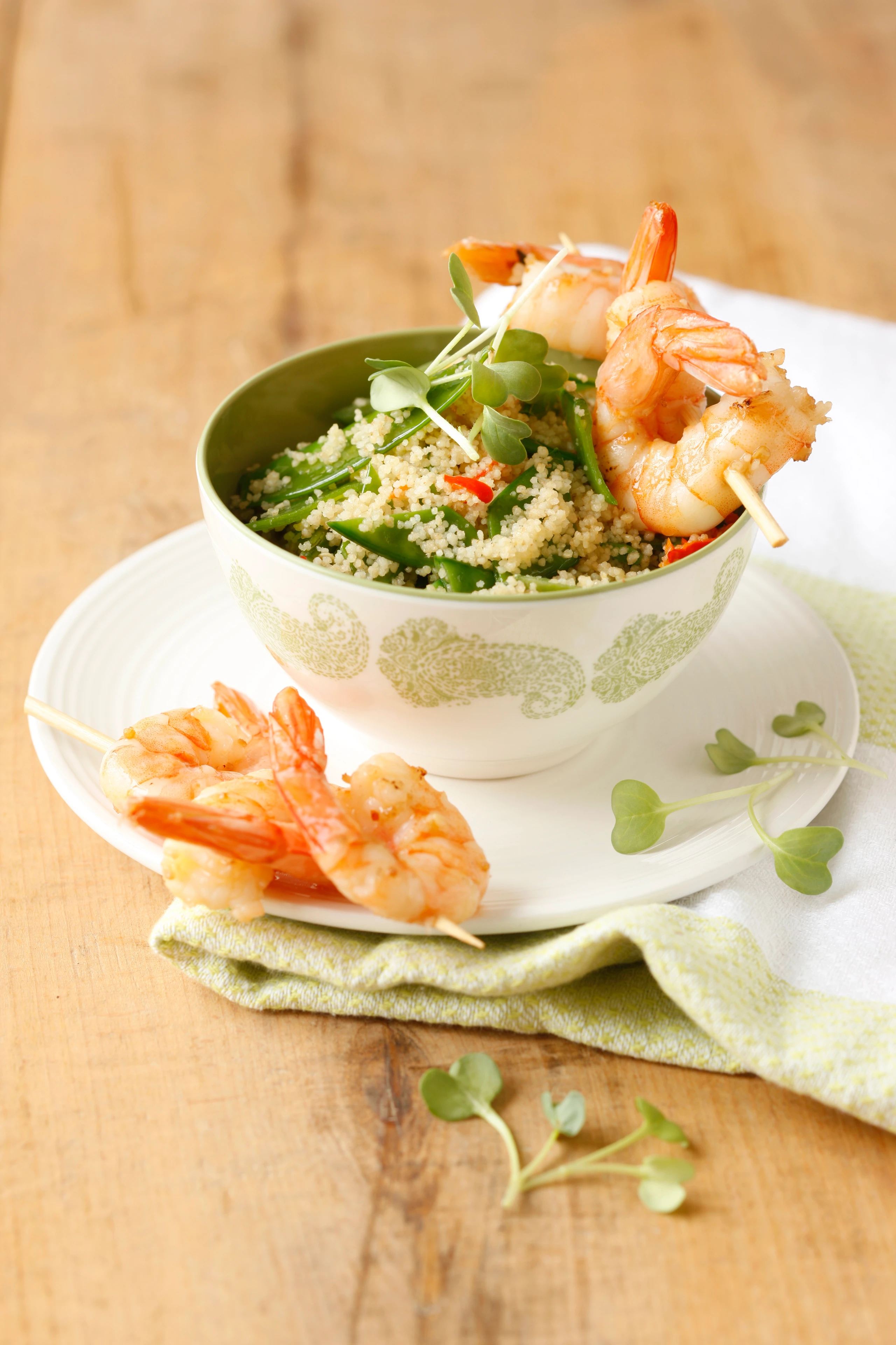 Garnelen-Couscous