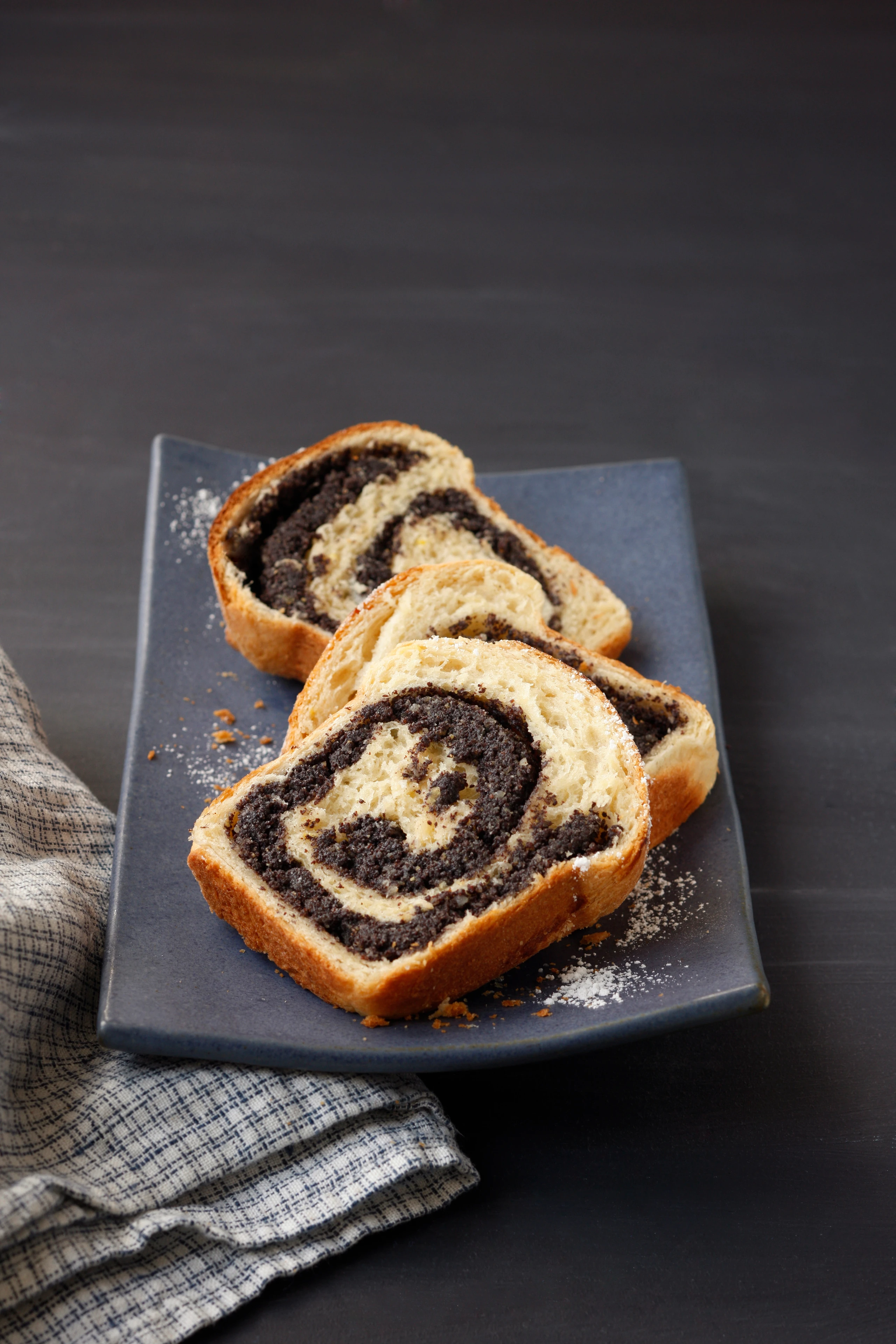 Marzipan-Mohnstrudel