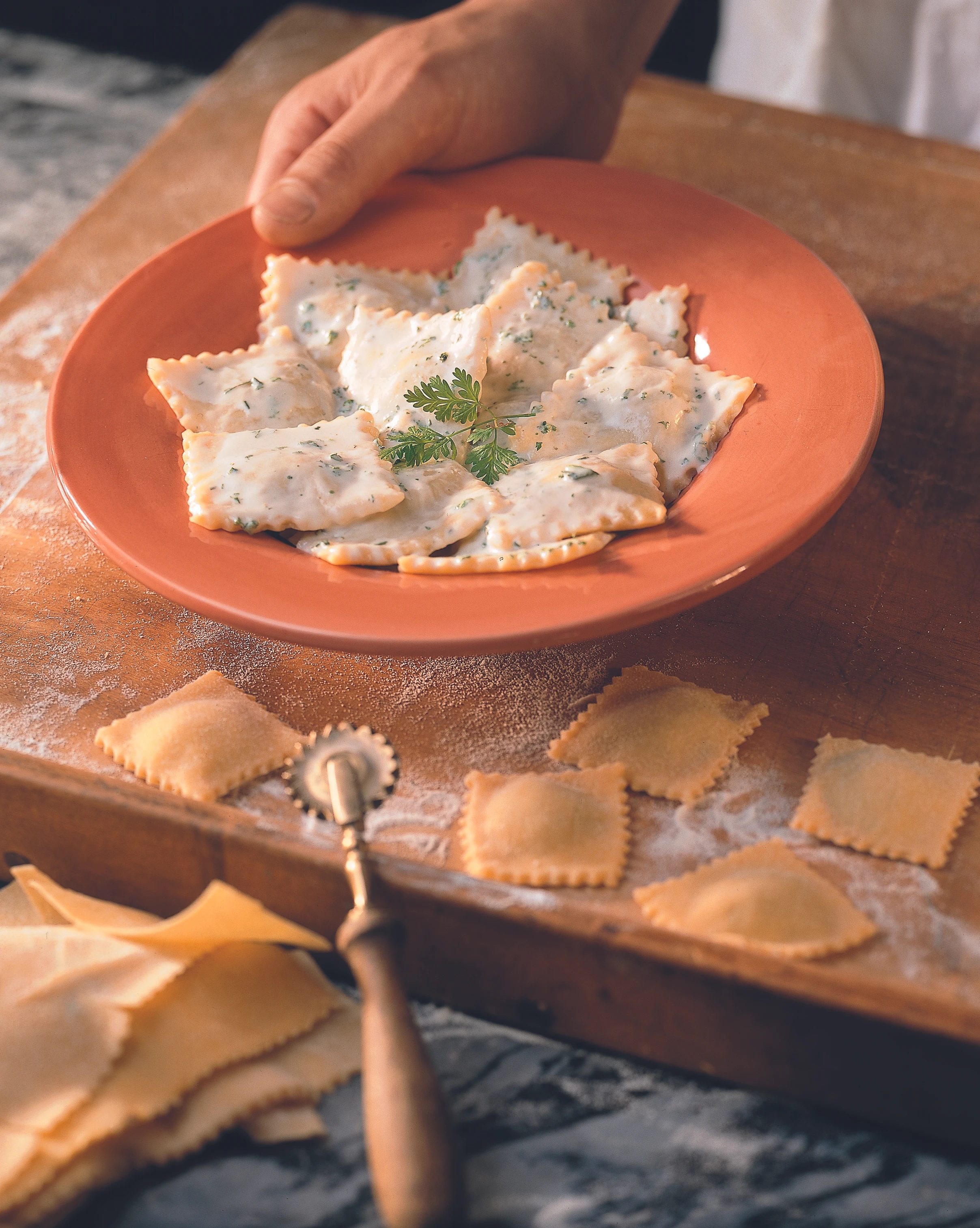 Nudelteig für gefüllte Pasta