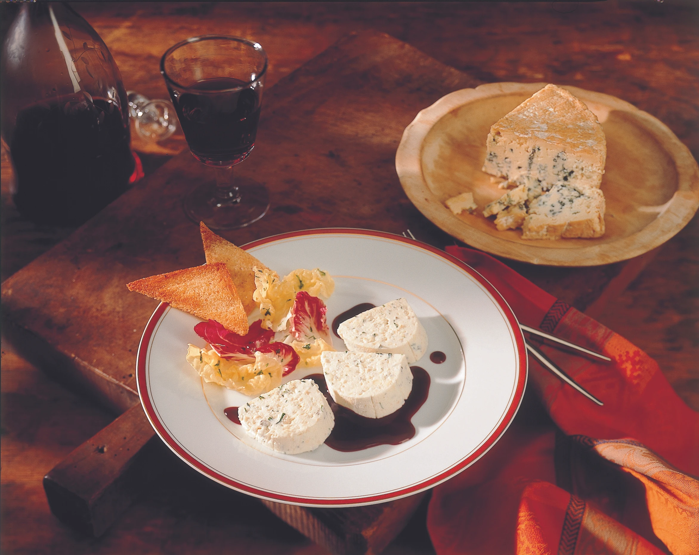 Blauschimmelkäse-Terrine