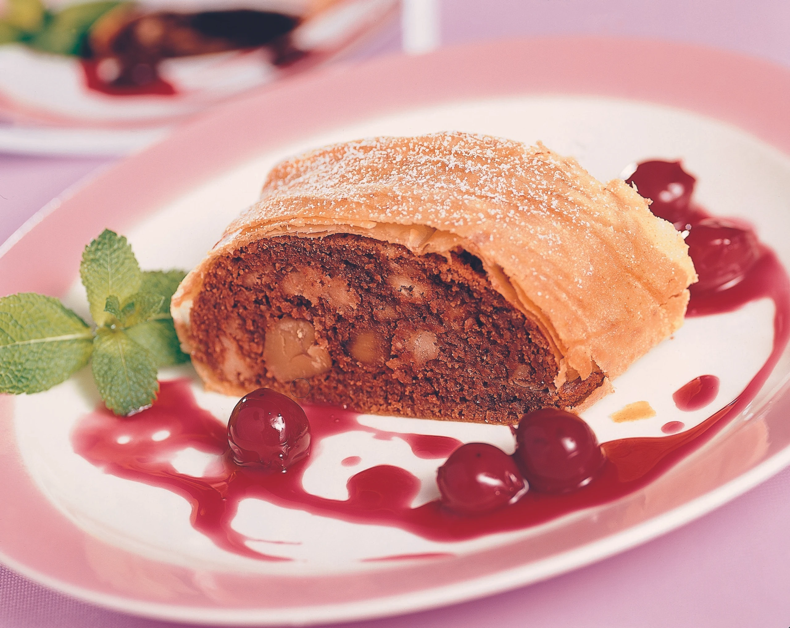 Maroni-Schokoladestrudel