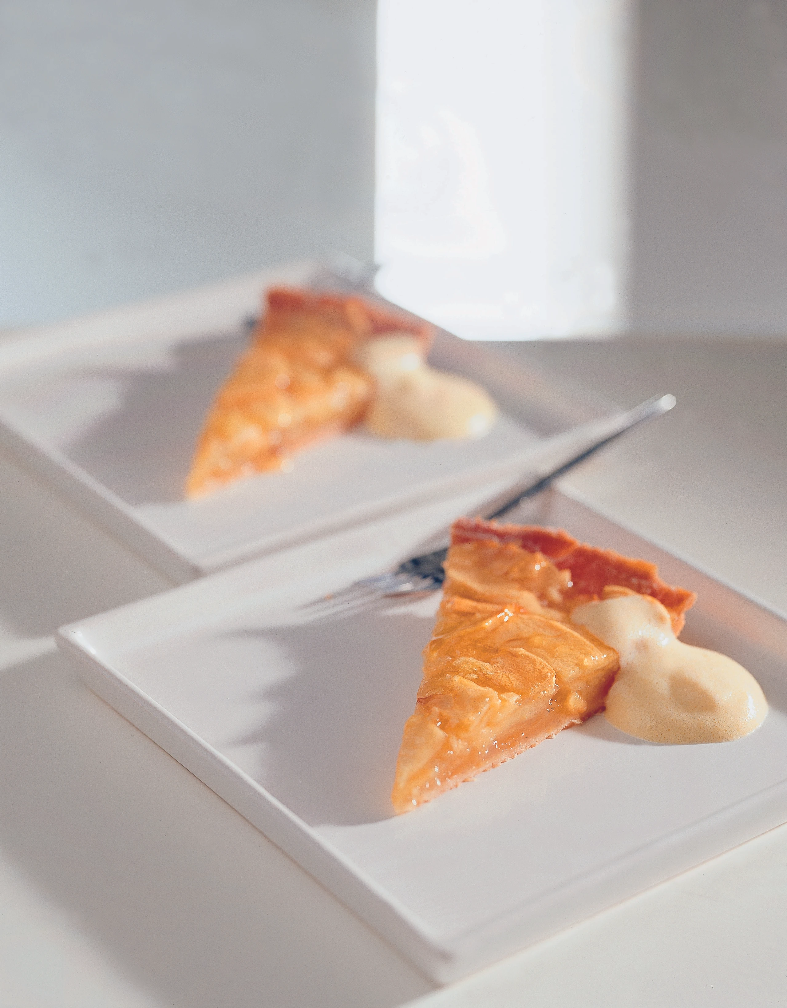 Apfel-Weintarte mit Ingwer