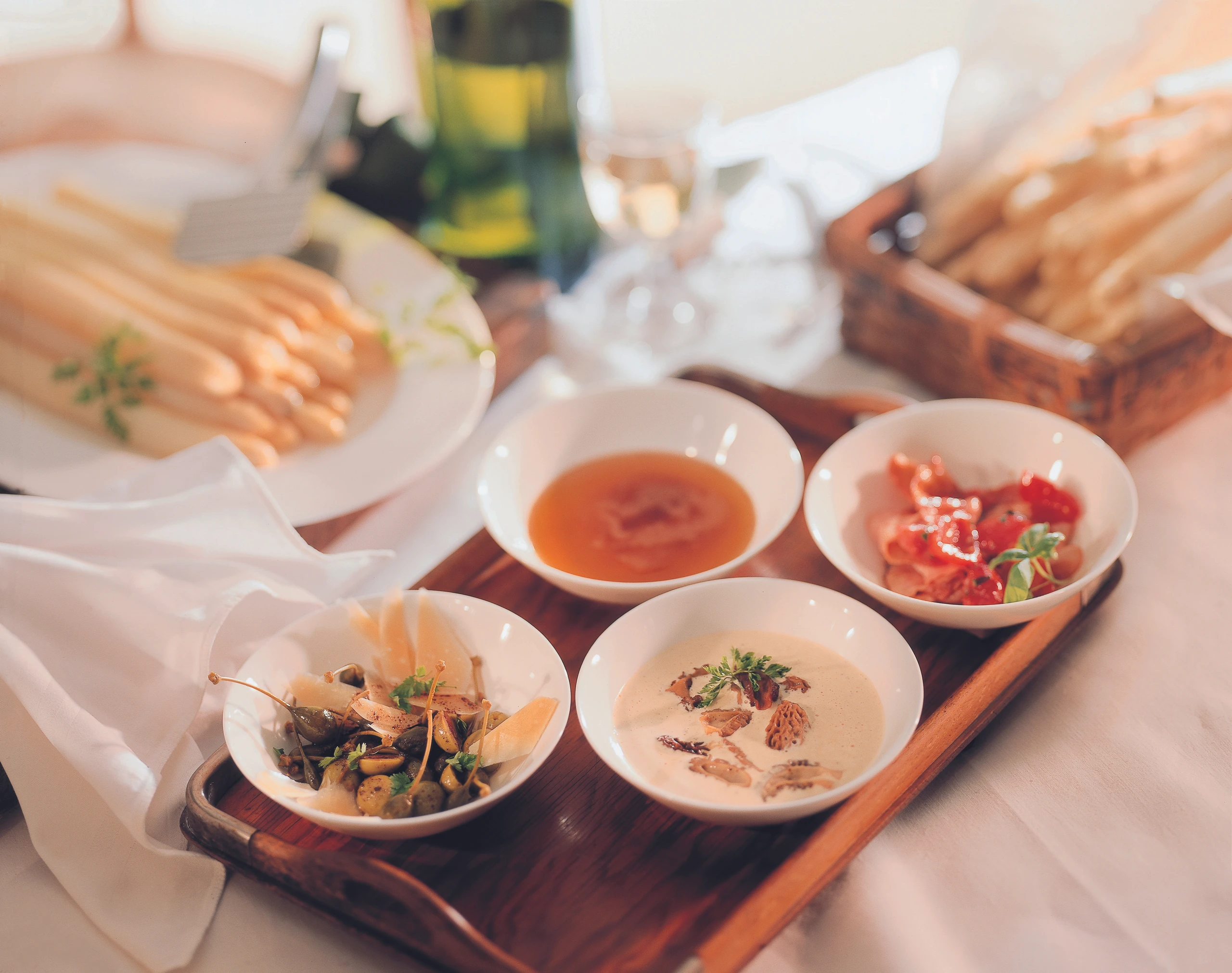 Gekochter Spargel auf klassische Art