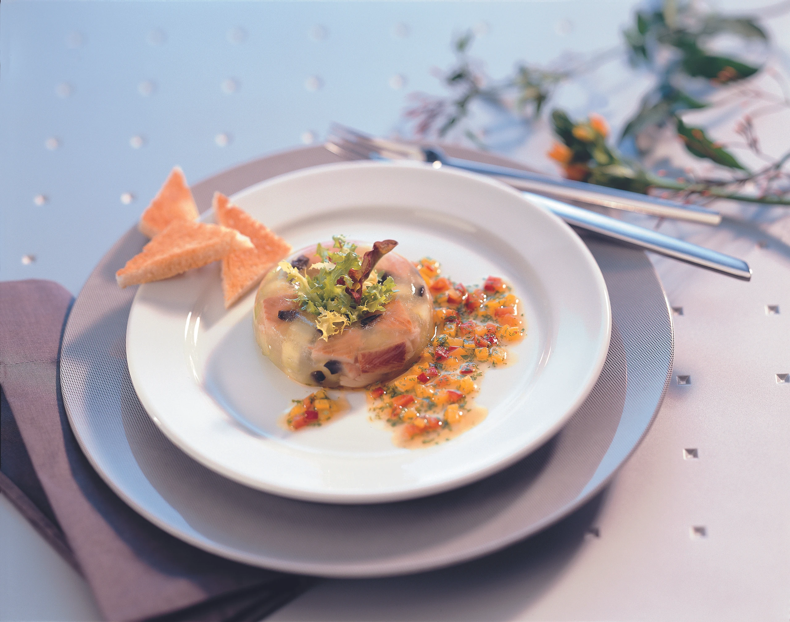 Forellen-Gurken-Sülzchen