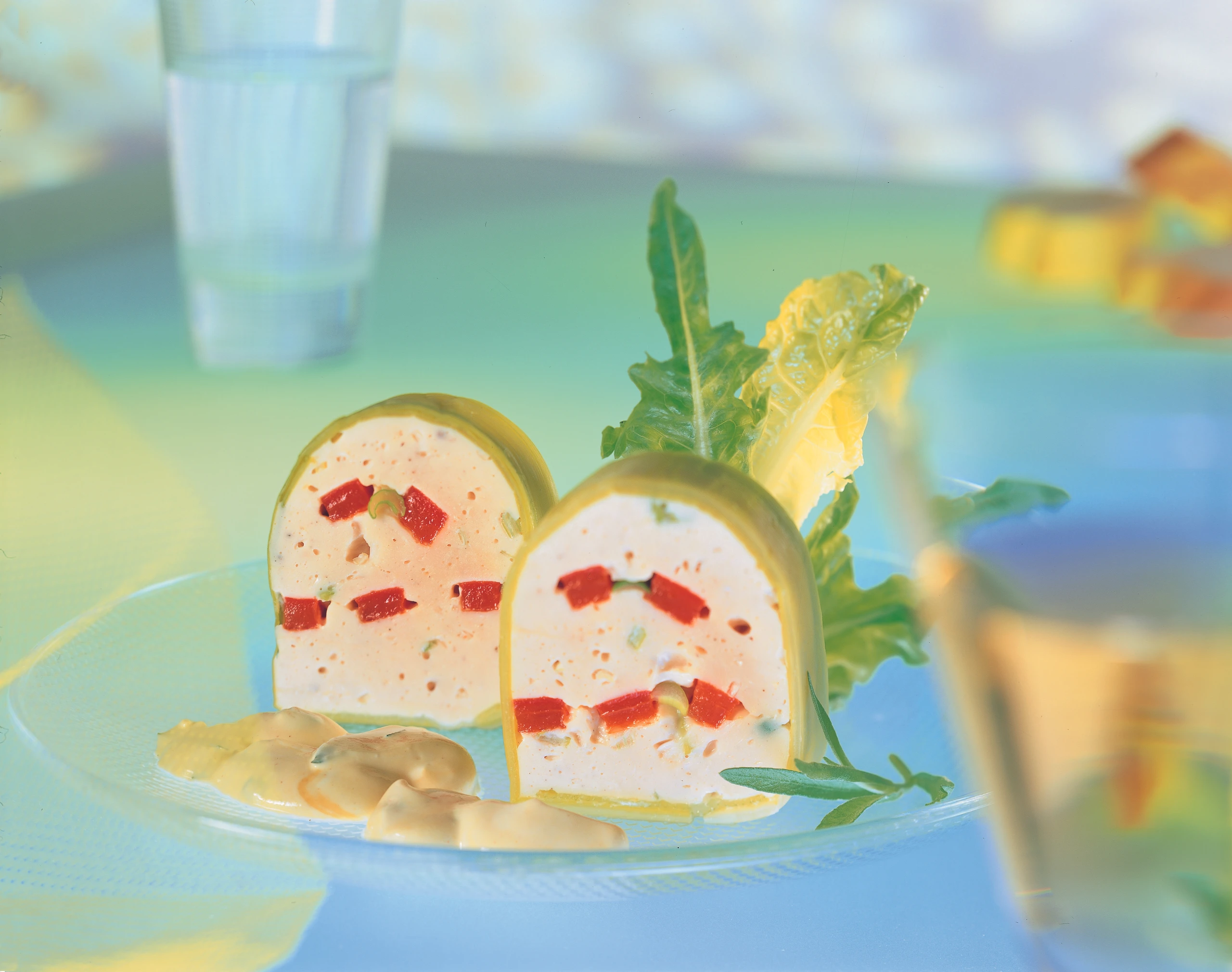 Hühnerpastete im Lauchmantel