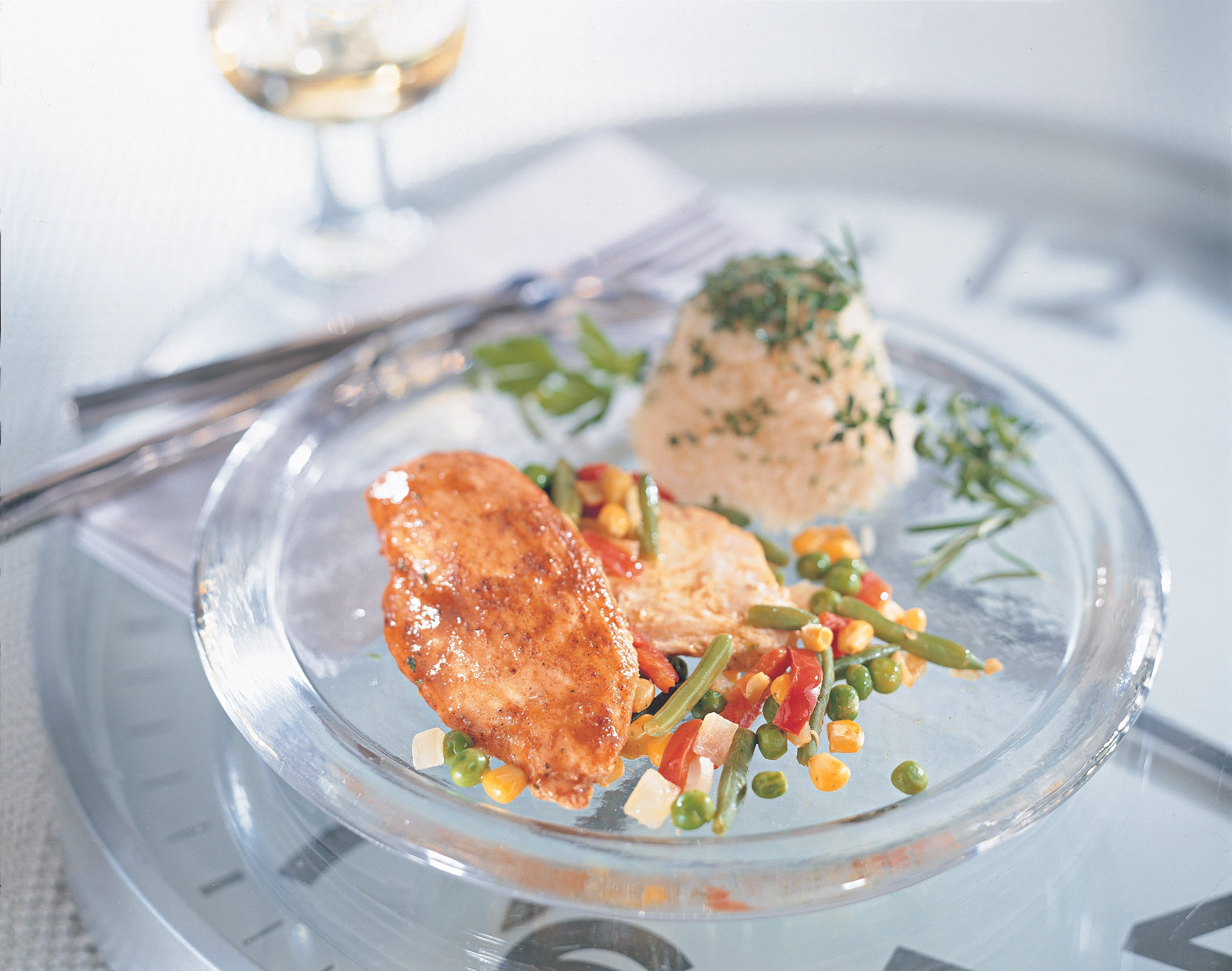 Hühnerfilets mit Röstgemüse